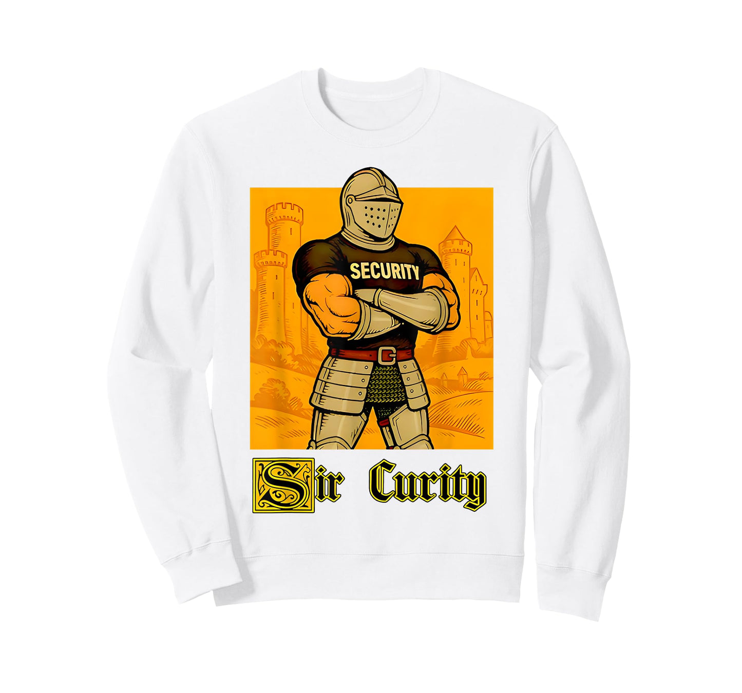Sir Curity Vintage Security Pun T-Shirt