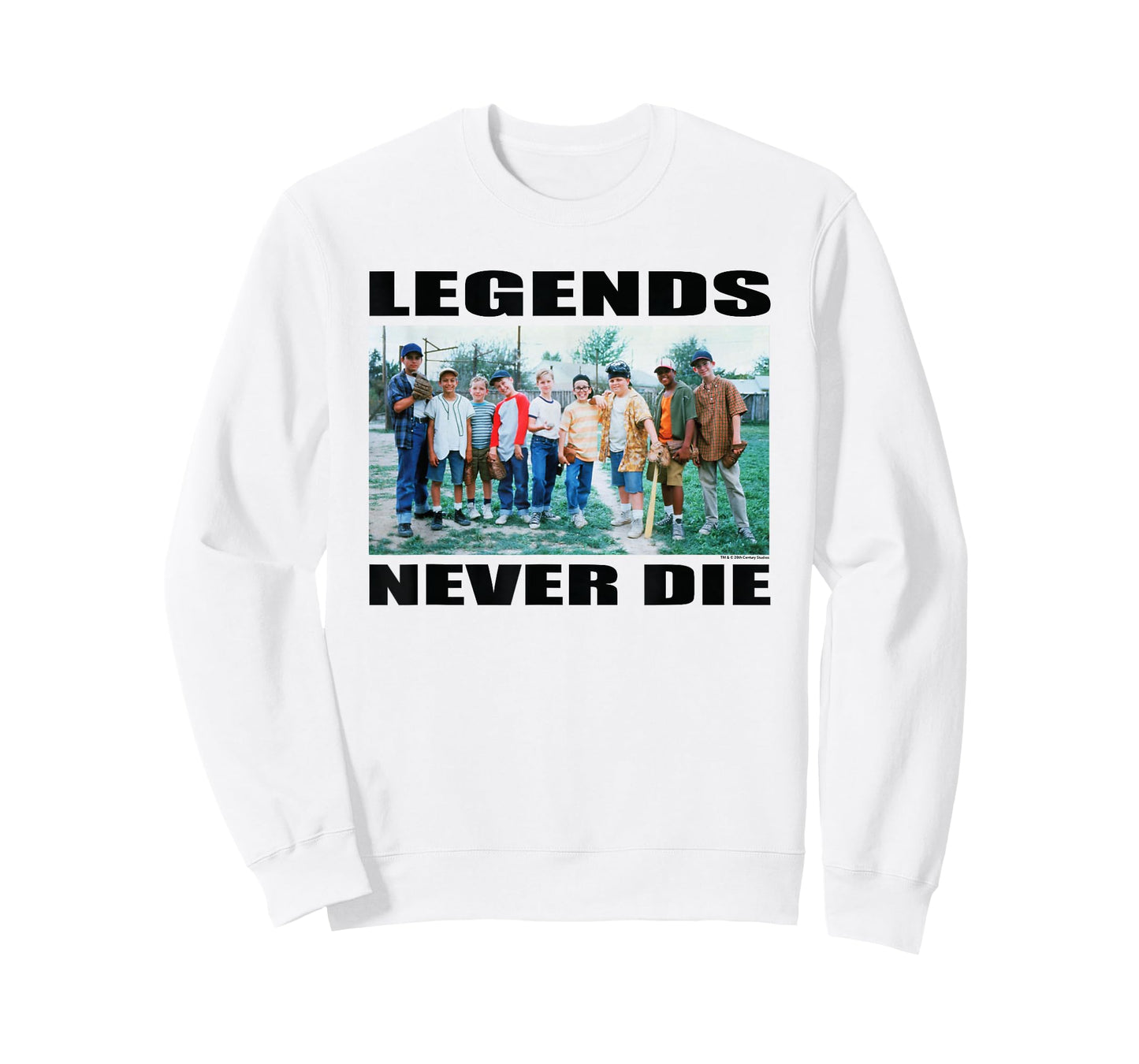 The Sandlot Legends Never Die Quote Official 1993 Movie T-Shirt
