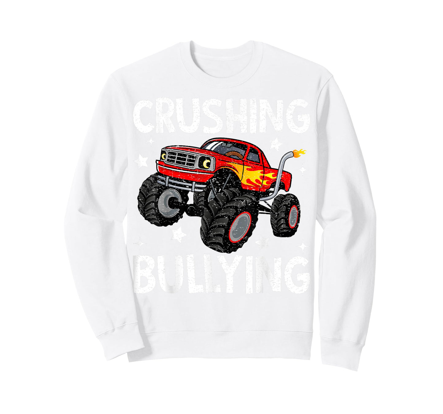 Crushing Bullying Monster Truck Kids Unity Day Orange T-Shirt