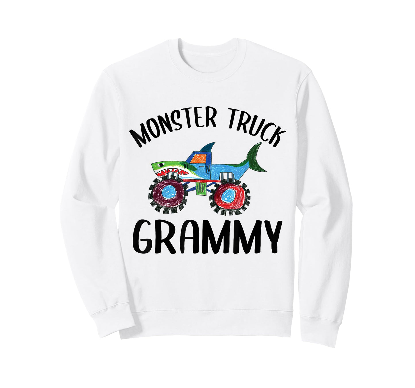 Children's Doodles Draw, Monster Truck Grammy Tee T-Shirt