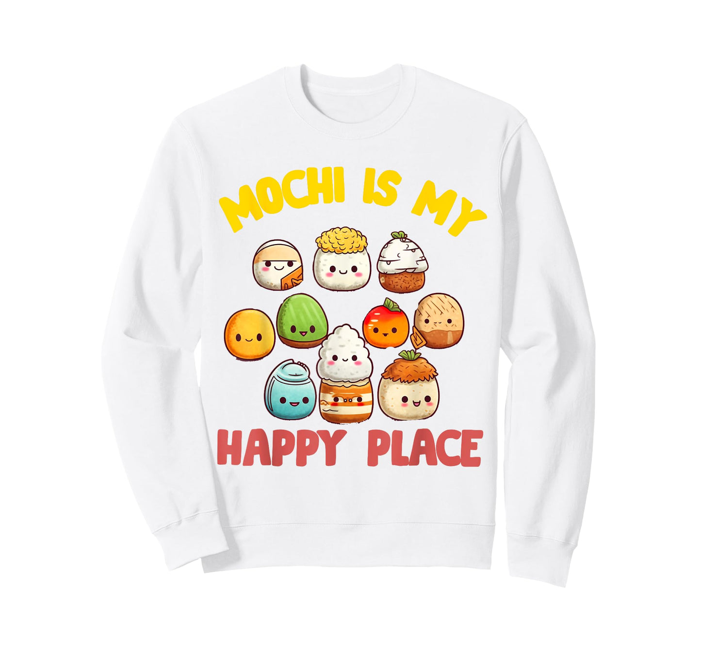 Mochi Japanese Rice Cake Candy Snack Sweet Mochi Kids Women T-Shirt