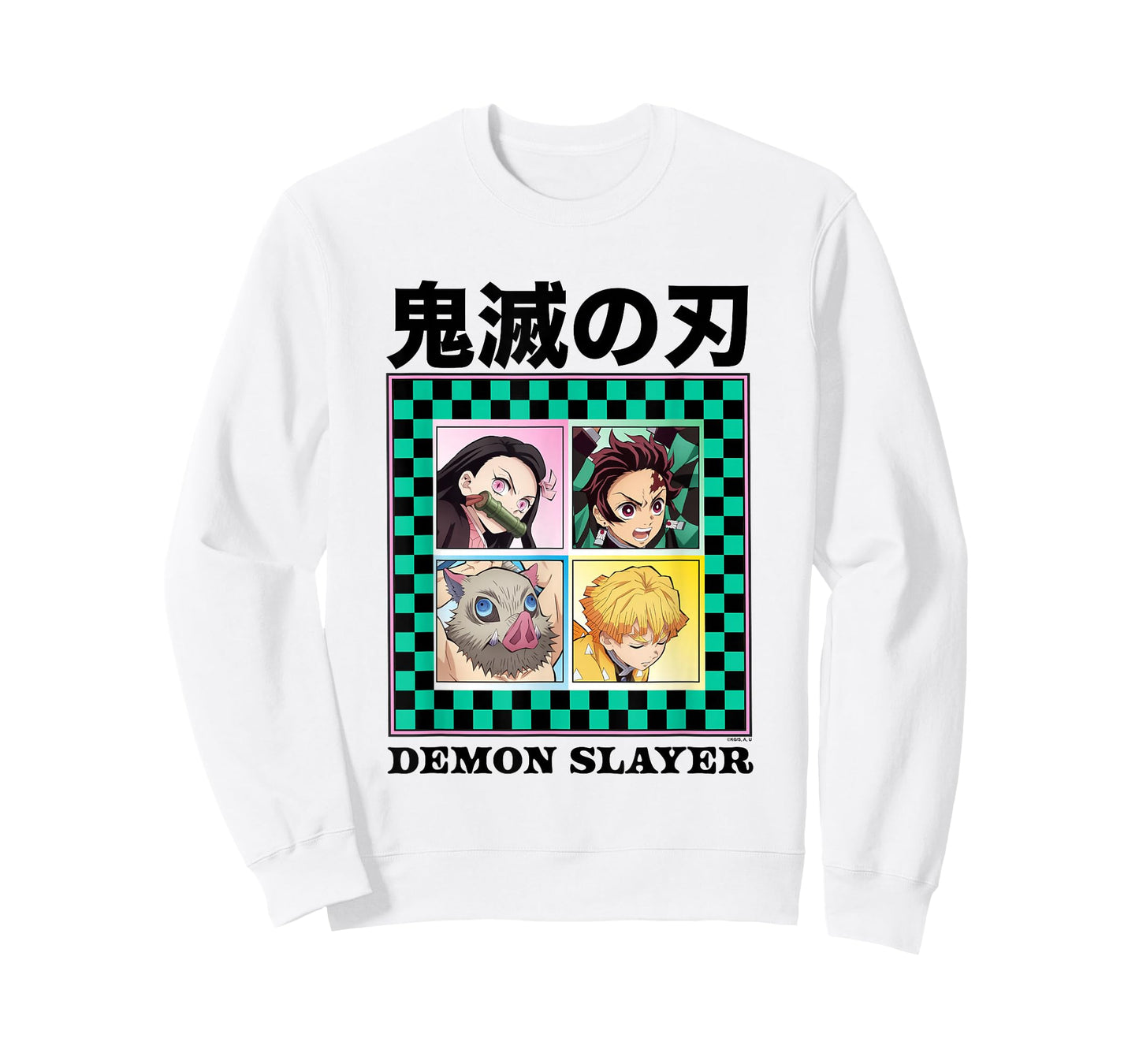 Demon Slayer: Kimetsu no Yaiba Tanjiro Nezuko Zenitsu Faces T-Shirt