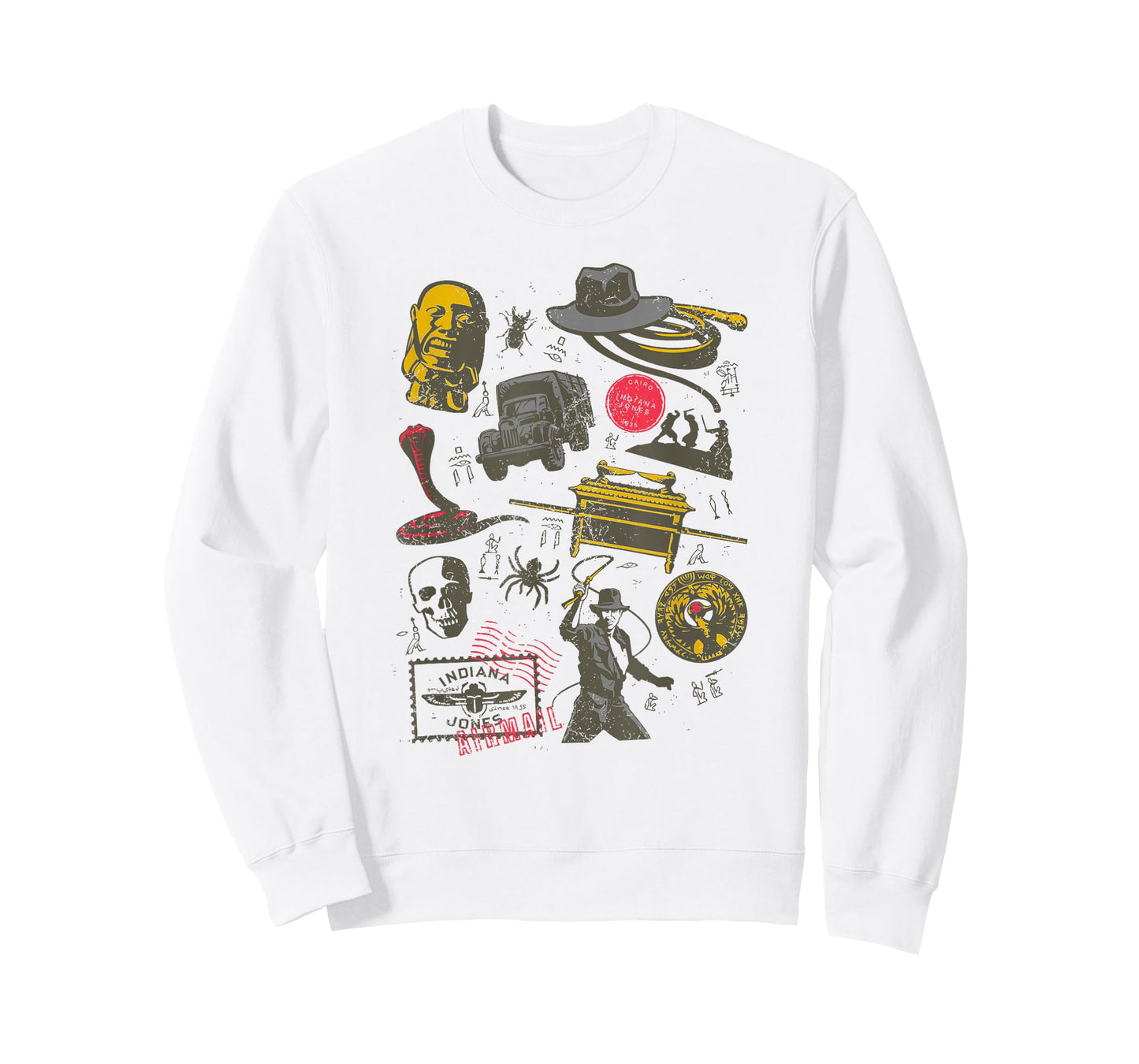 Indiana Jones Raiders of The Lost Ark Adventure Icons T-Shirt