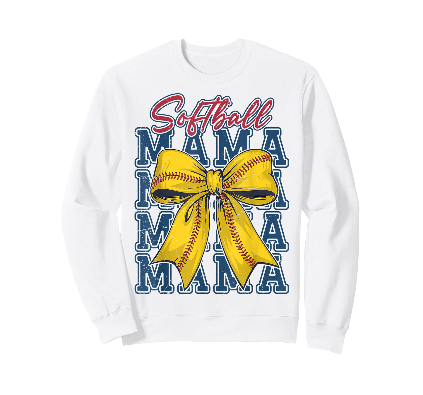 Softball Coquette Bow Softball Mom Game Day Softball Mama T-Shirt