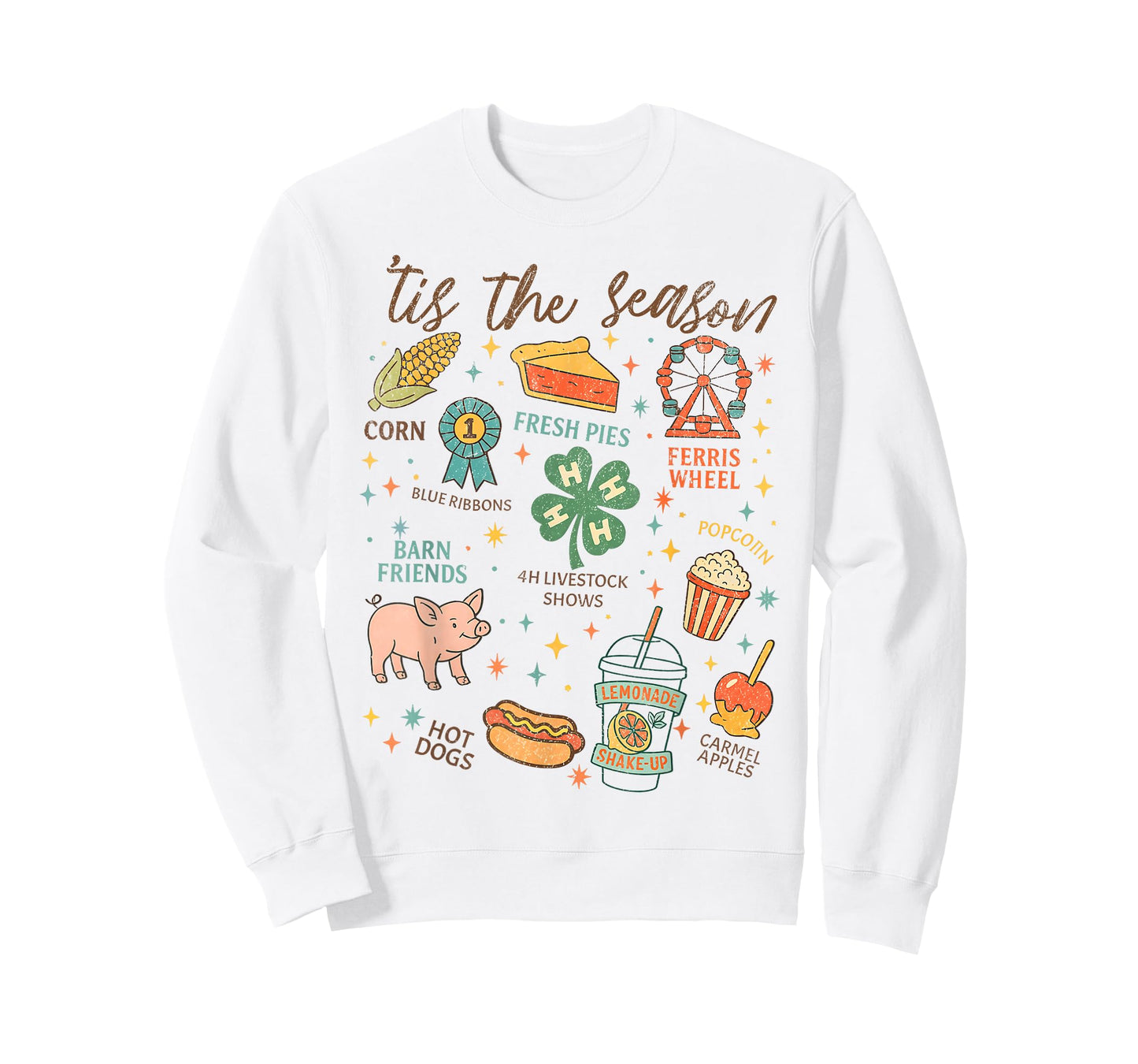 Tis The Season State Fair Livestock Shows Fair Week Tired T-Shirt