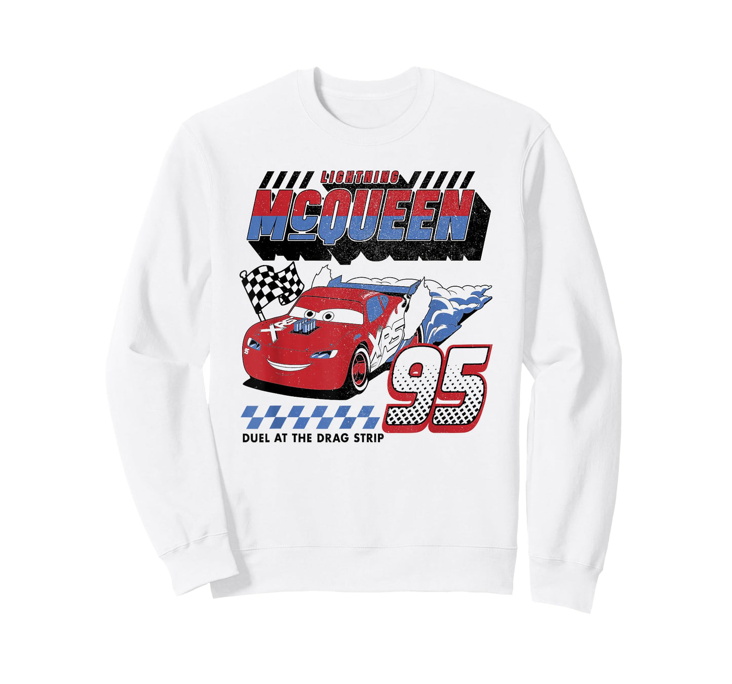 Disney Pixar Cars Lightning McQueen Americana Car Race T-Shirt