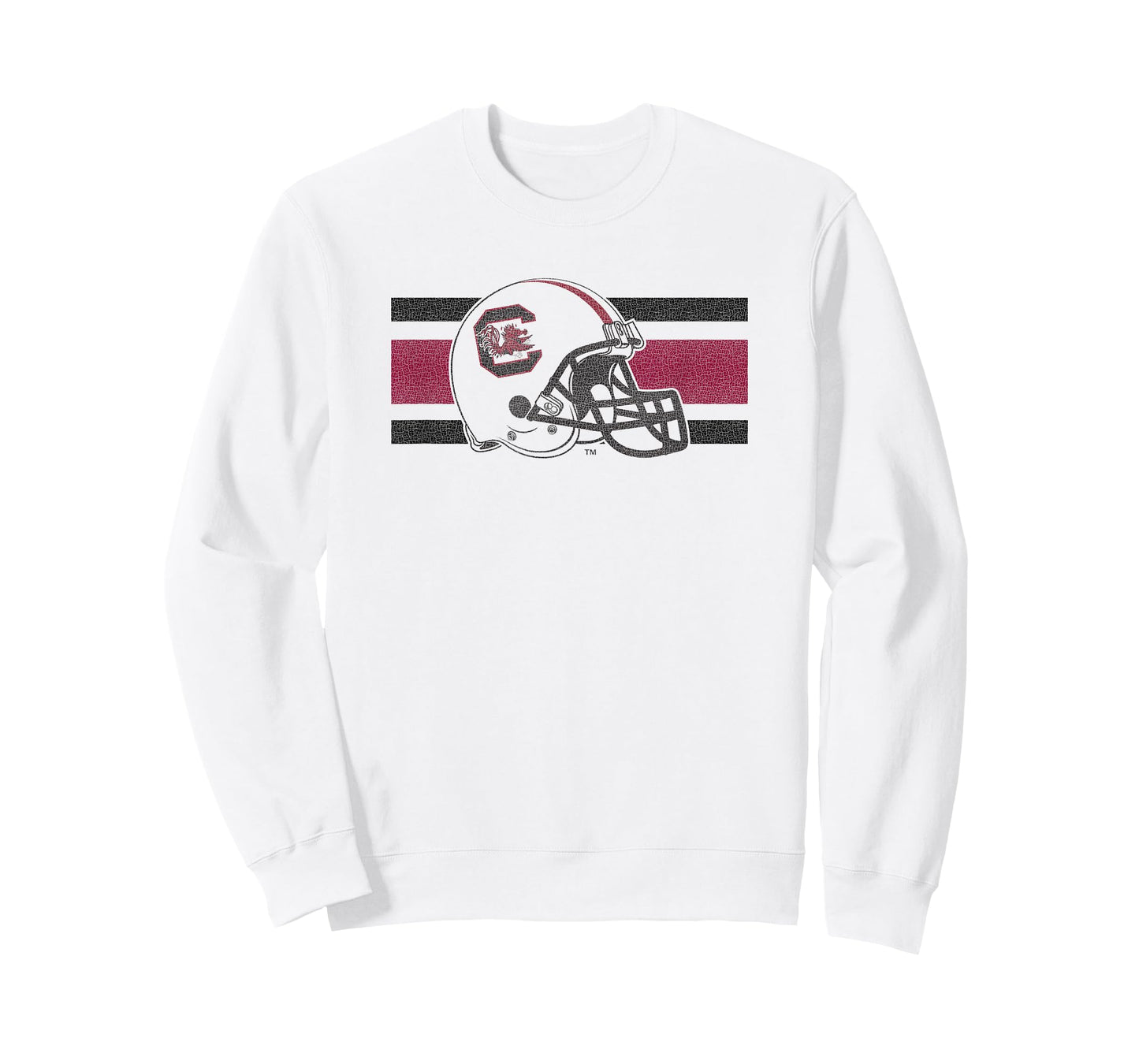 South Carolina Gamecocks Football Retro Helmet White T-Shirt