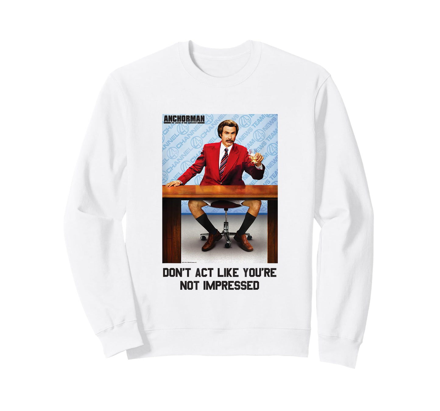 Anchorman Ron Burgundy Don't Act Like You're Not Impressed T-Shirt