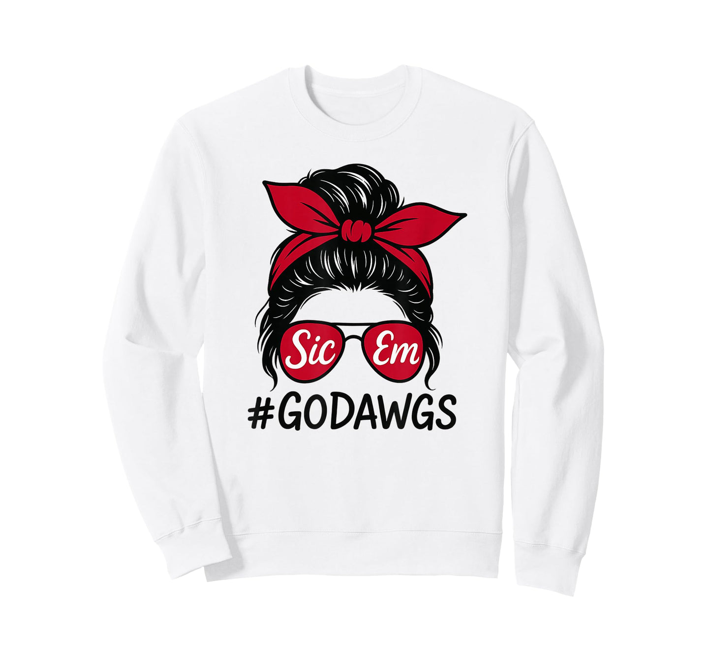 Dawgs Sic Em, Go Dawgs, Sic'Em, Go Bulldog for Women Girls T-Shirt