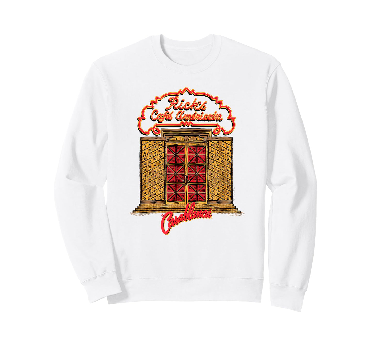WB100 Casablanca Rick's Café Amèricain Vintage Logo T-Shirt