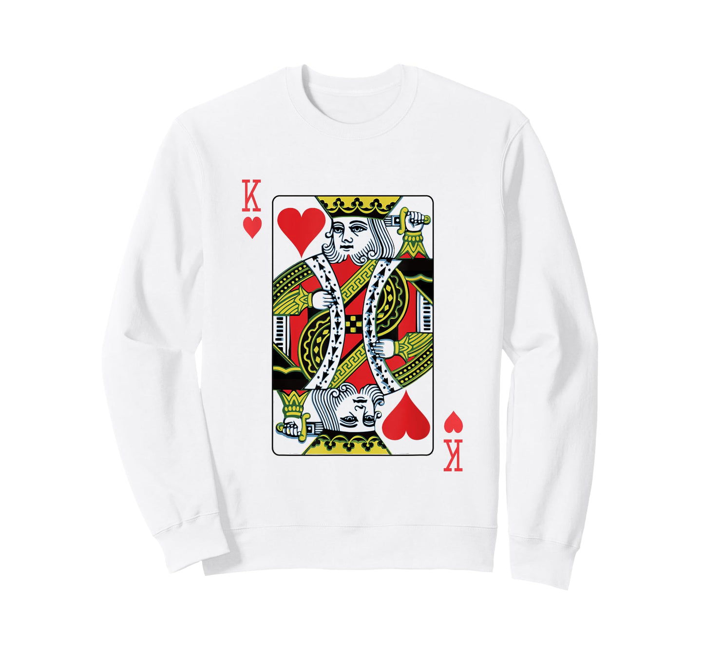 King of Hearts Playing Card Poker T-Shirt