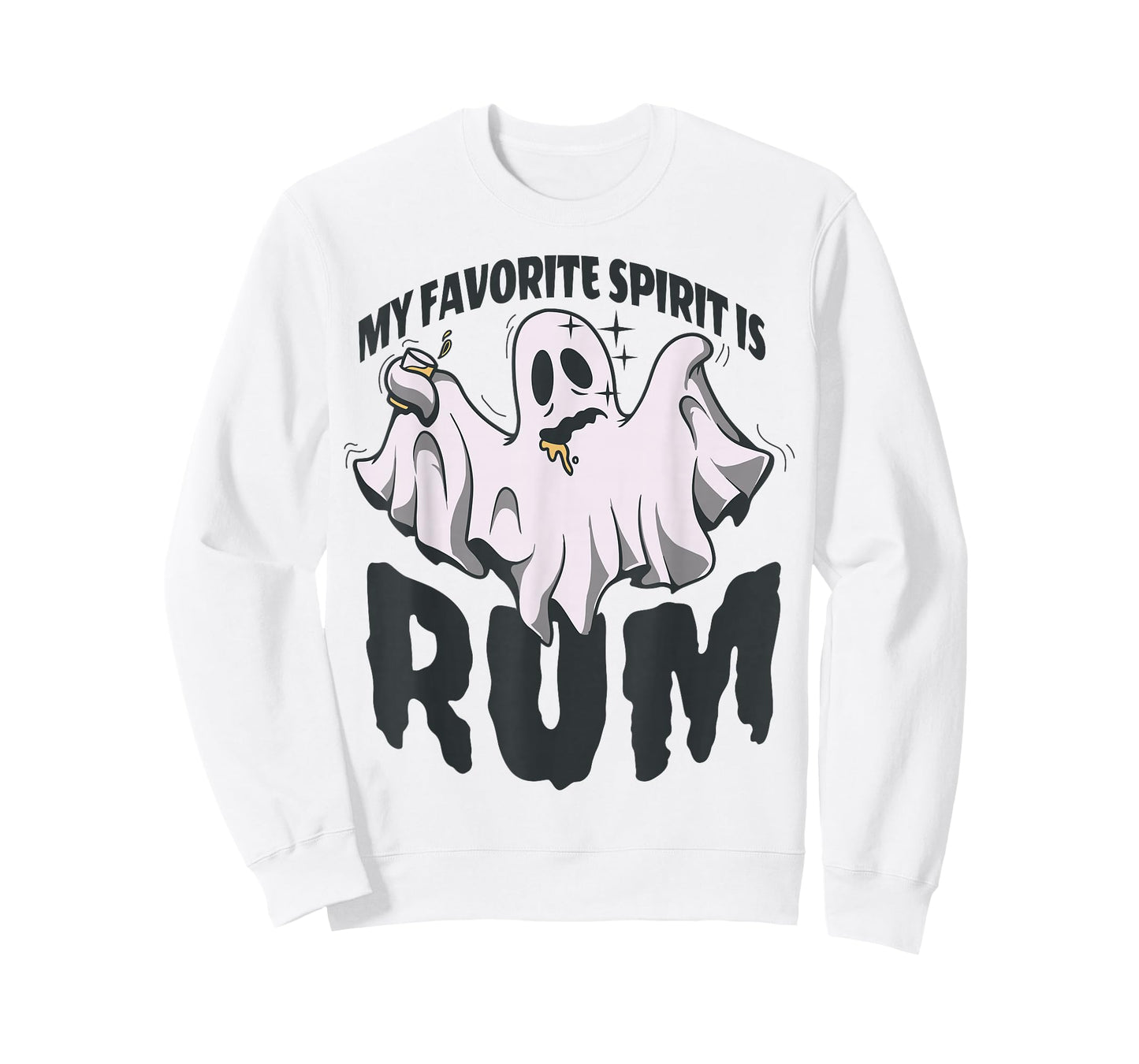 My Favorite Spirit Is Rum Funny Halloween T-Shirt
