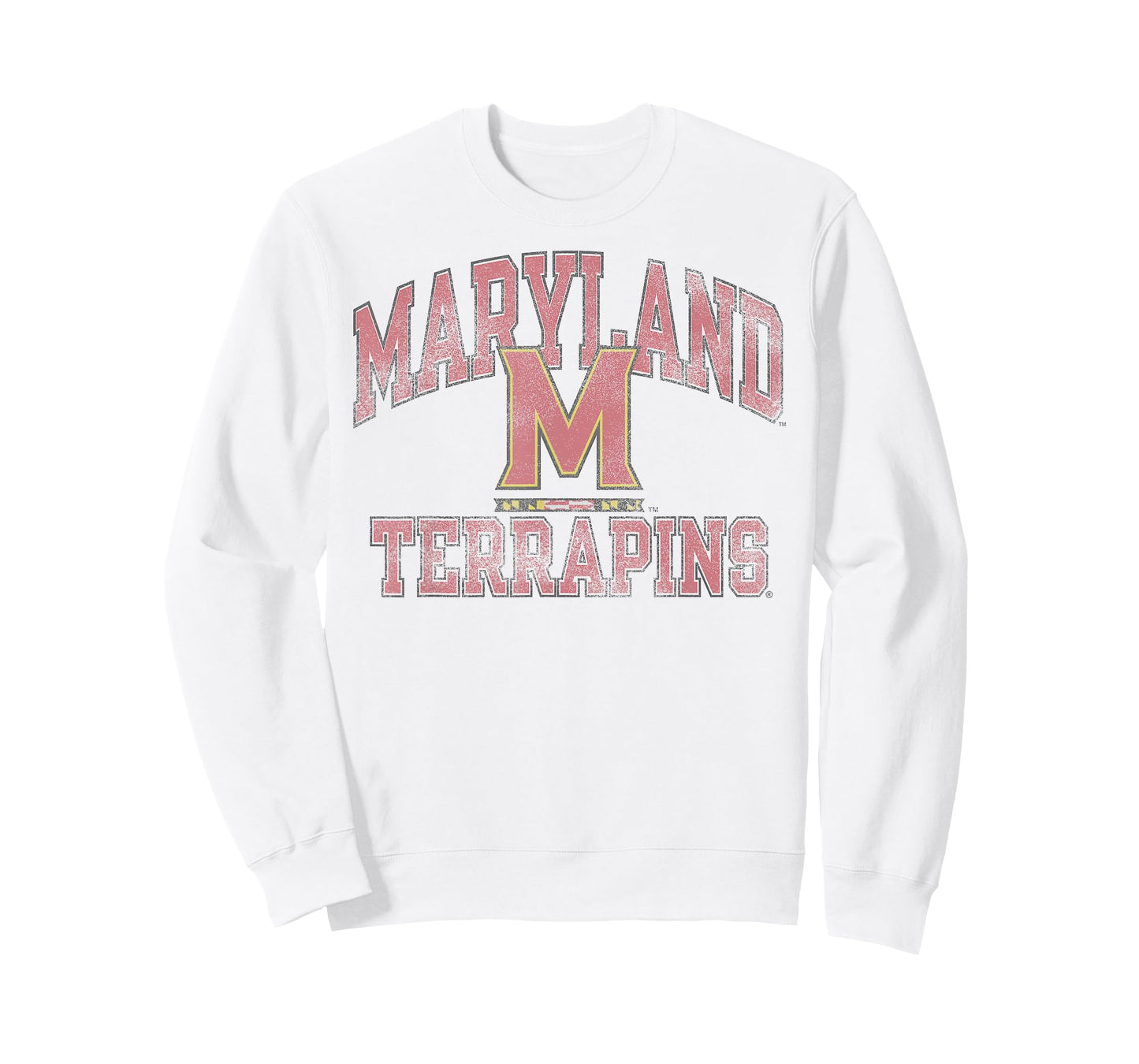 Maryland Terrapins Vintage Worn Gray Officially Licensed T-Shirt