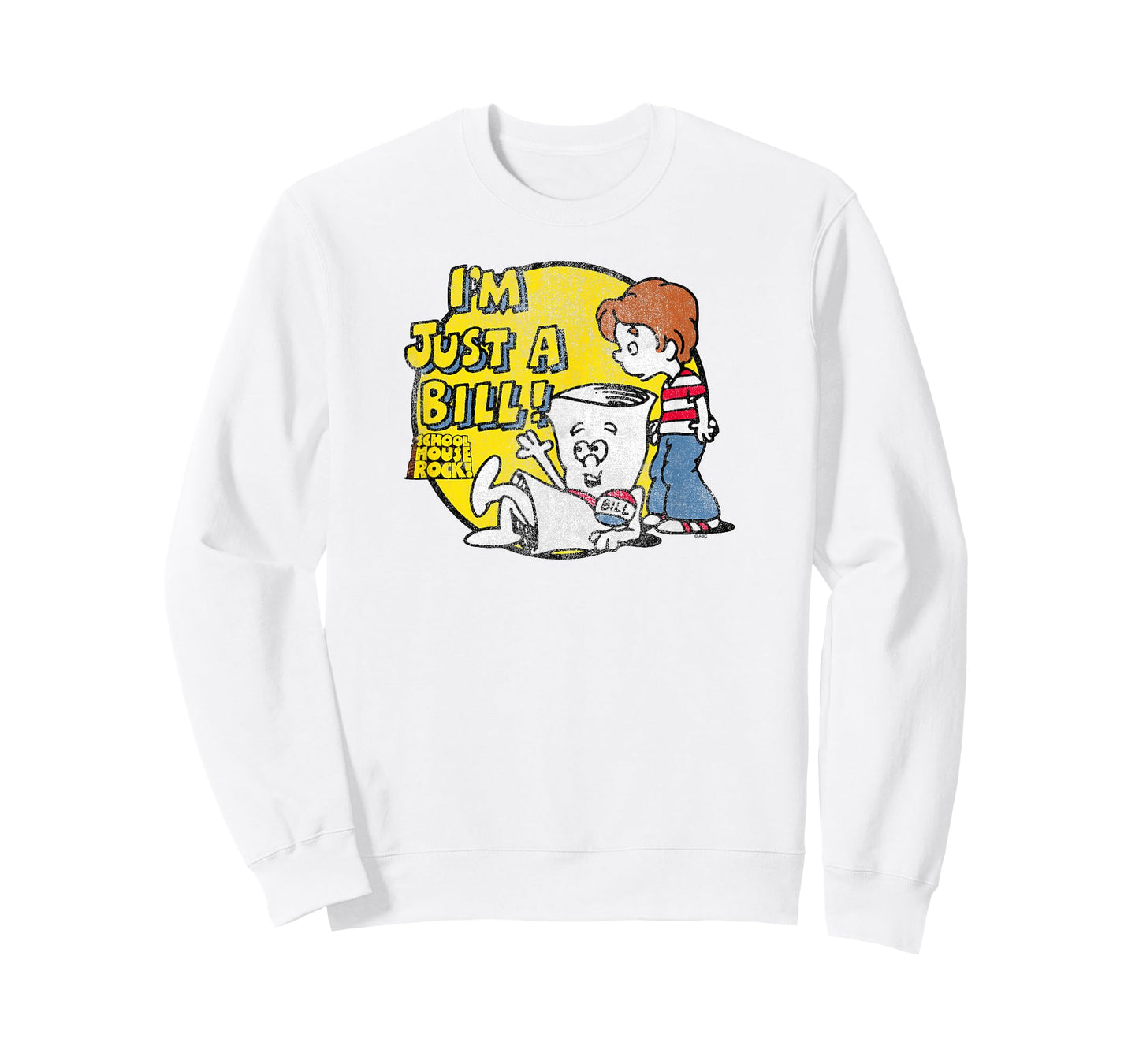 Schoolhouse Rock I’m Just a Bill Round Logo Retro TV Show T-Shirt