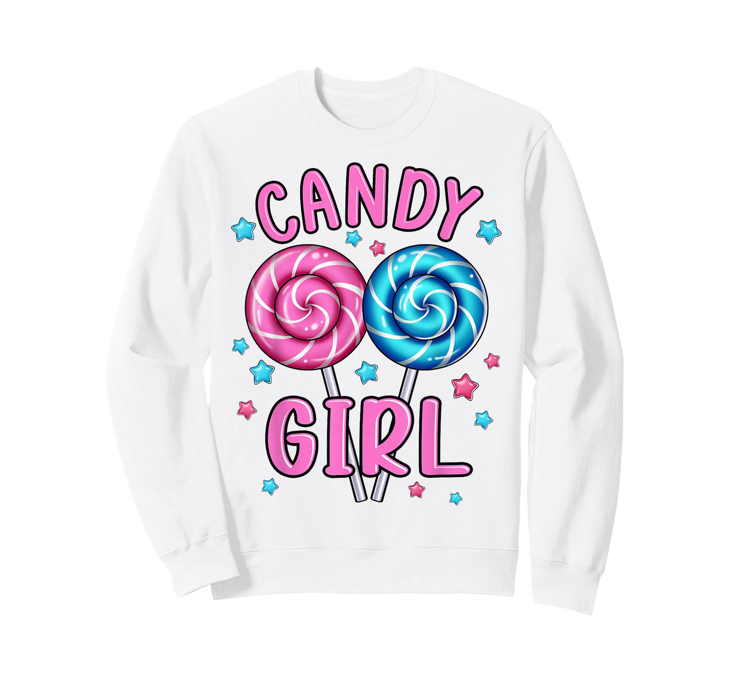 Cute Lollipop Candy Design for Women Girl Toddler Kids T-Shirt