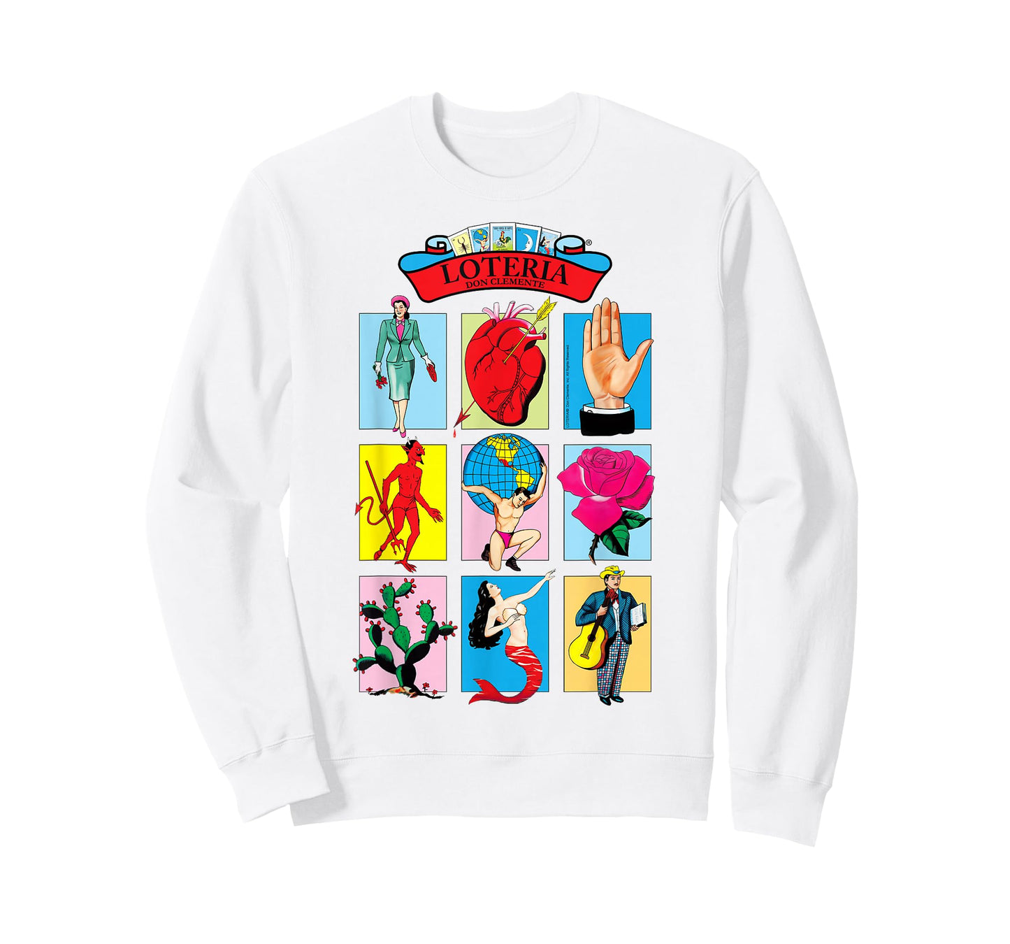 Loteria - Floating Cards Grid T-Shirt