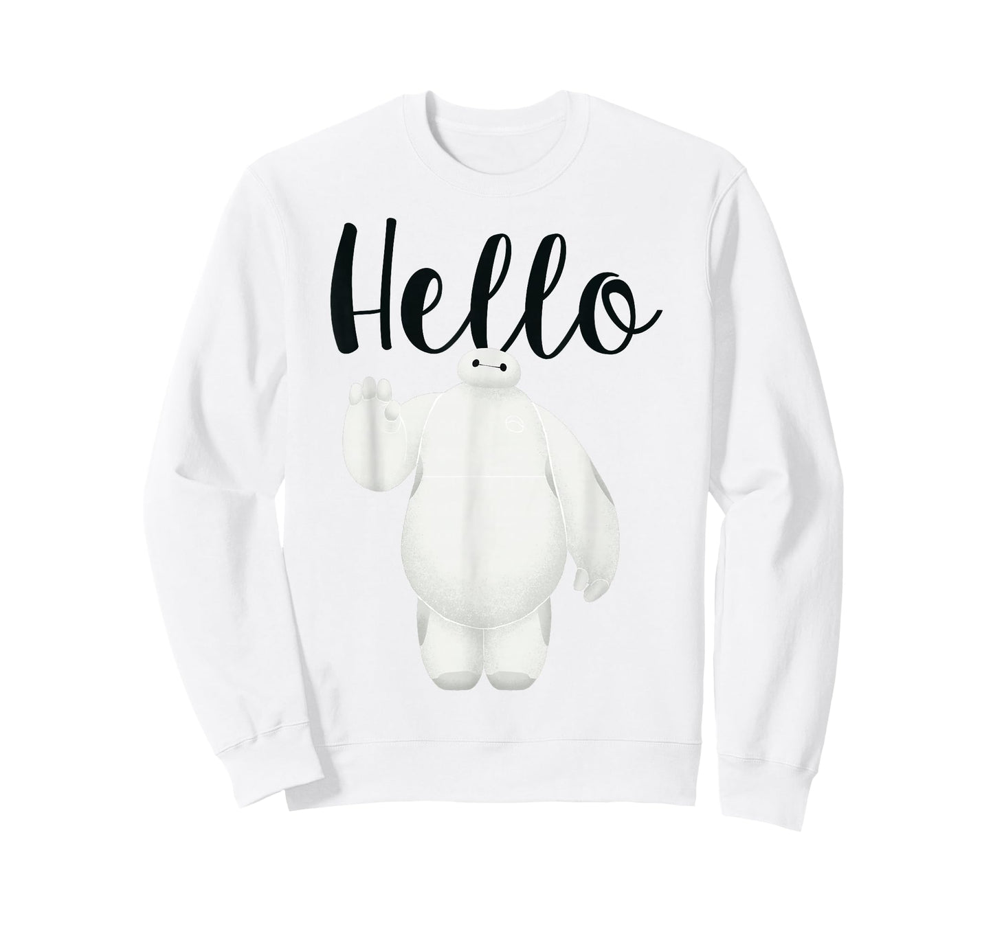 Disney Big Hero 6 Baymax Hello Wave Graphic T-Shirt T-Shirt