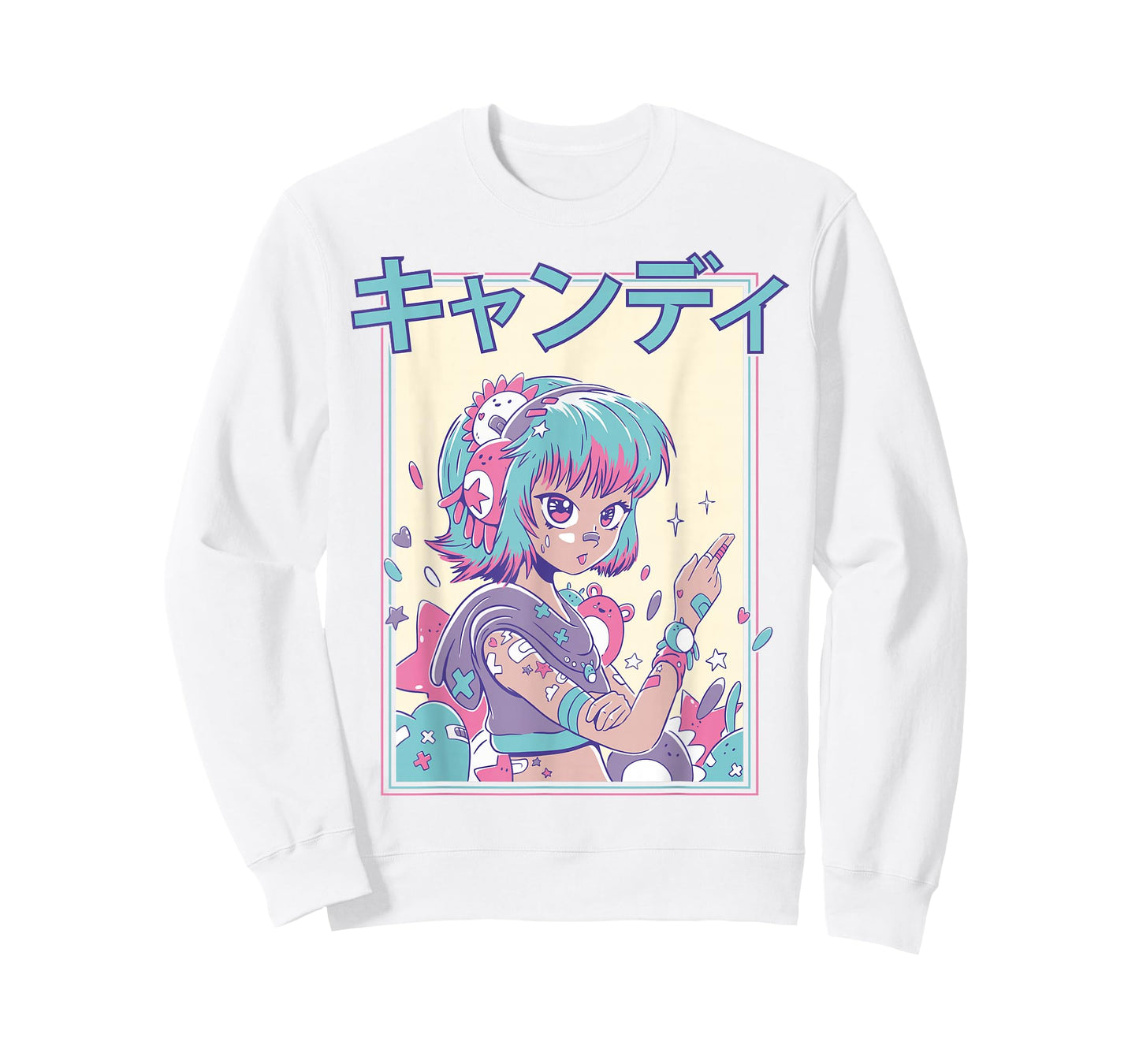 Candycore Girl Cute Pink Pastel Kawaii Anime Aesthetic #12 T-Shirt