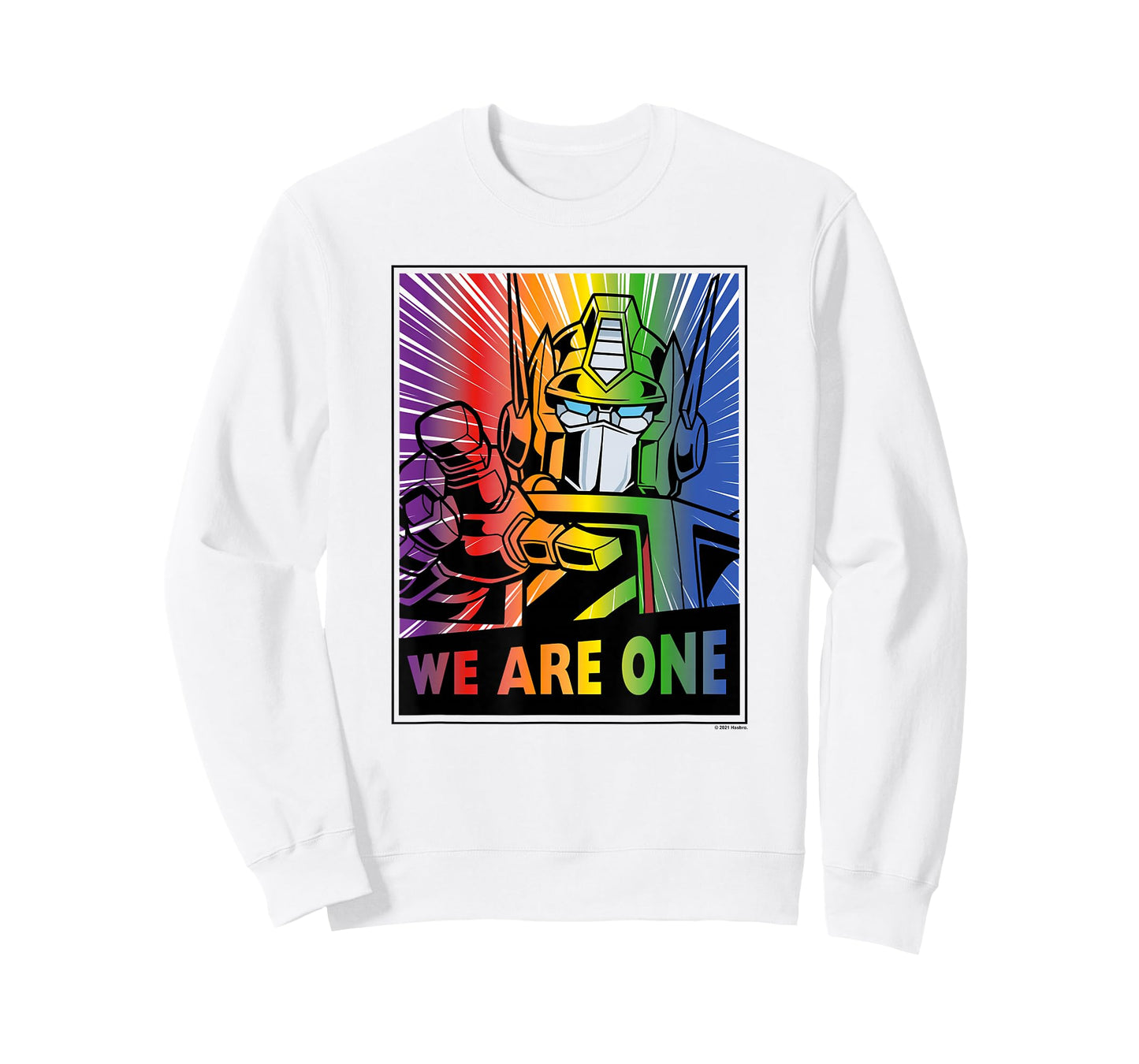 Transformers Pride Rainbow Optimus Prime We Are One T-Shirt