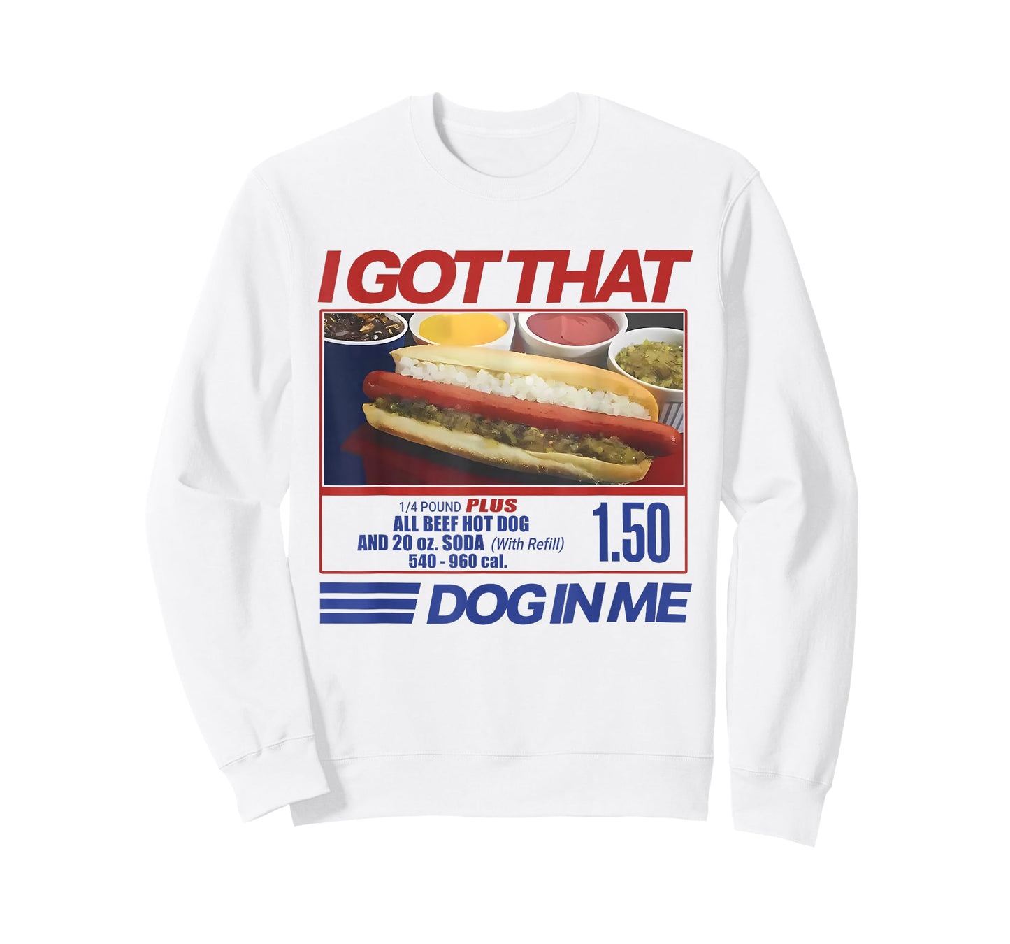 Retro Vintage I Got That Dog in Me Funny Hotdog Men Women T-Shirt