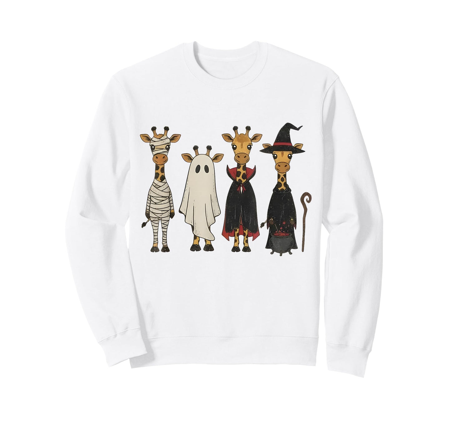 Giraffe Halloween Costume Funny Spooky Animal Coquette T-Shirt