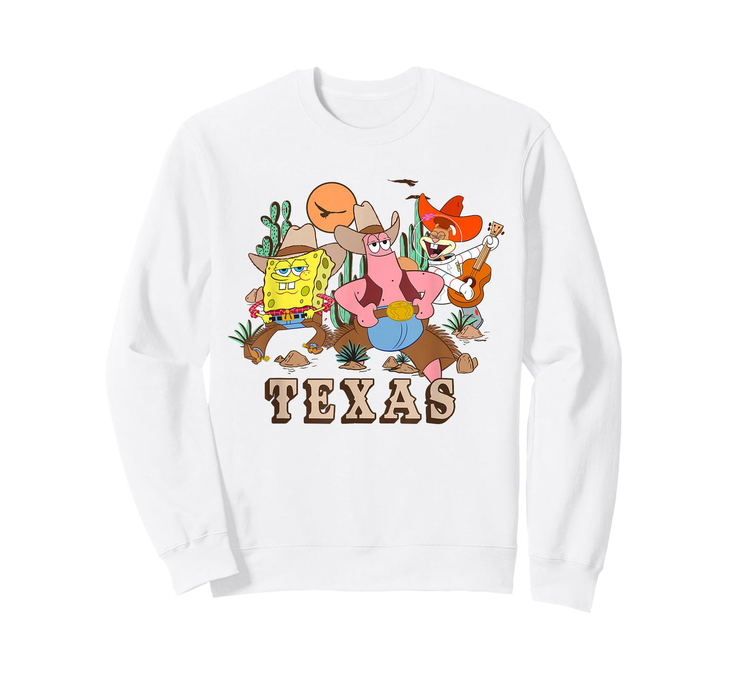 Spongebob Squarepants Howdy Texas T-Shirt