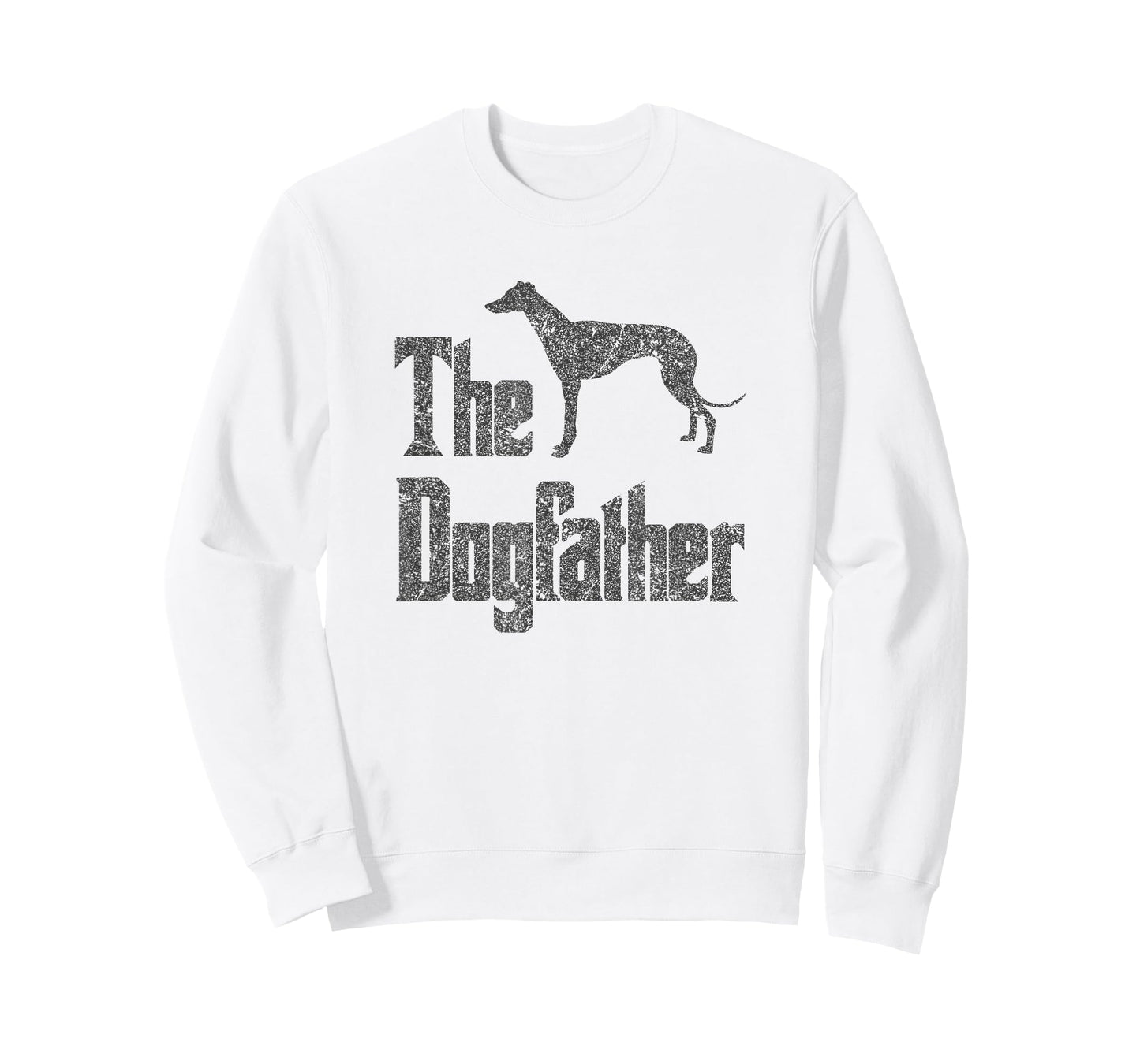 The Dogfather t-Shirt, Greyhound Silhouette, Funny Dog Gift T-Shirt