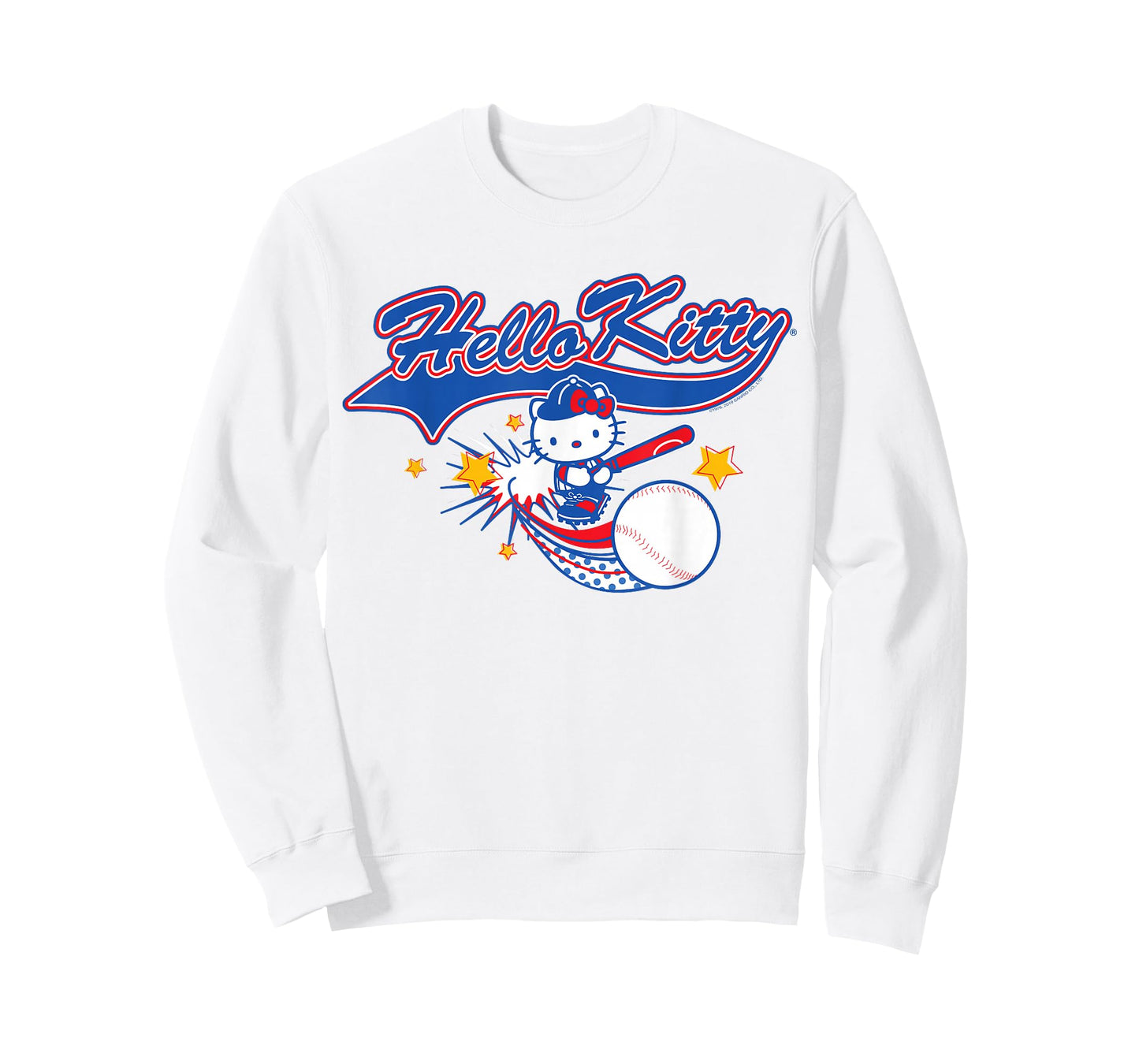 Hello Kitty Home Run Baseball Softball Tee Shirt T-Shirt