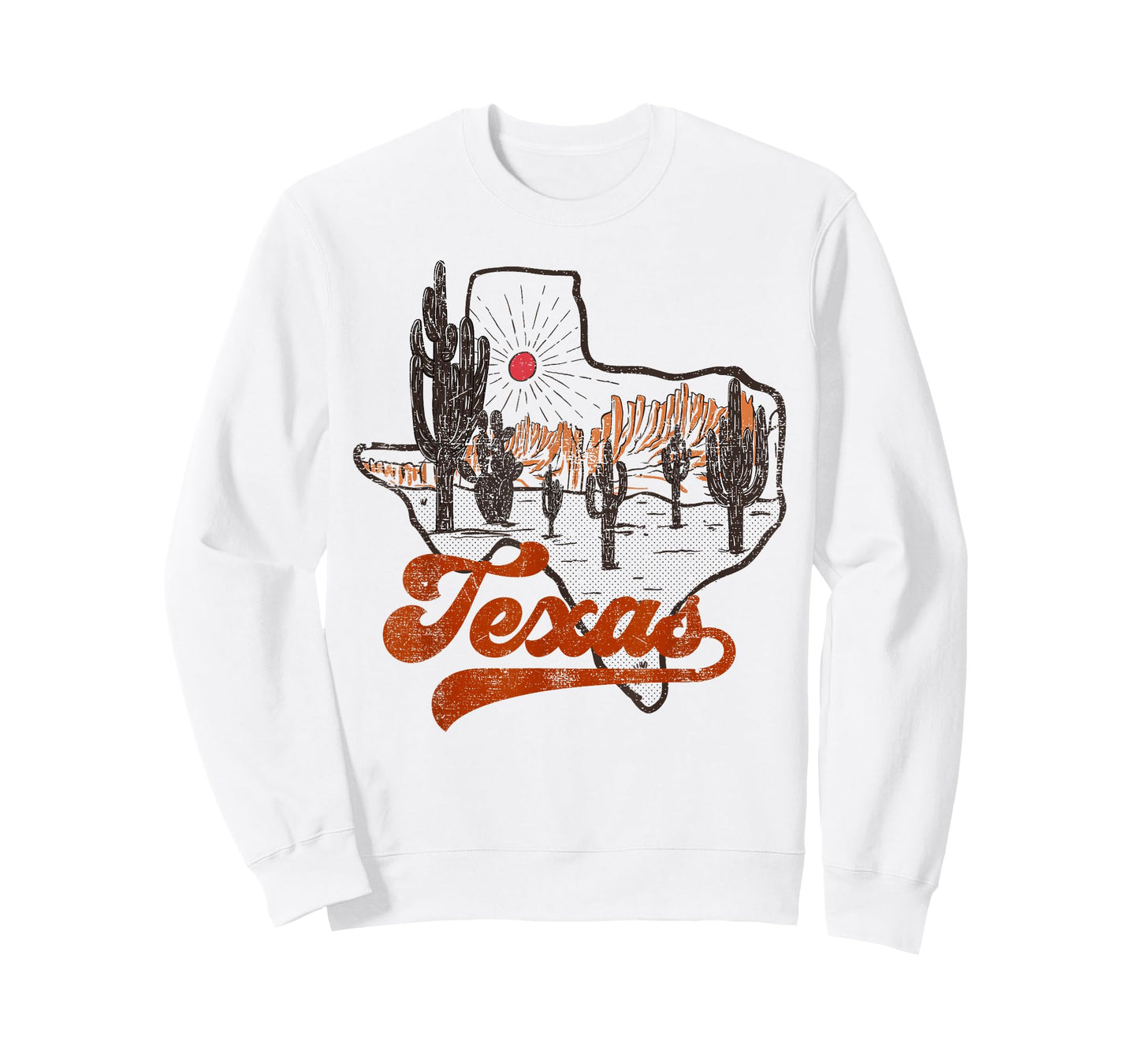 Retro Vintage Cactus Desert Western Country Texas Cowgirls T-Shirt