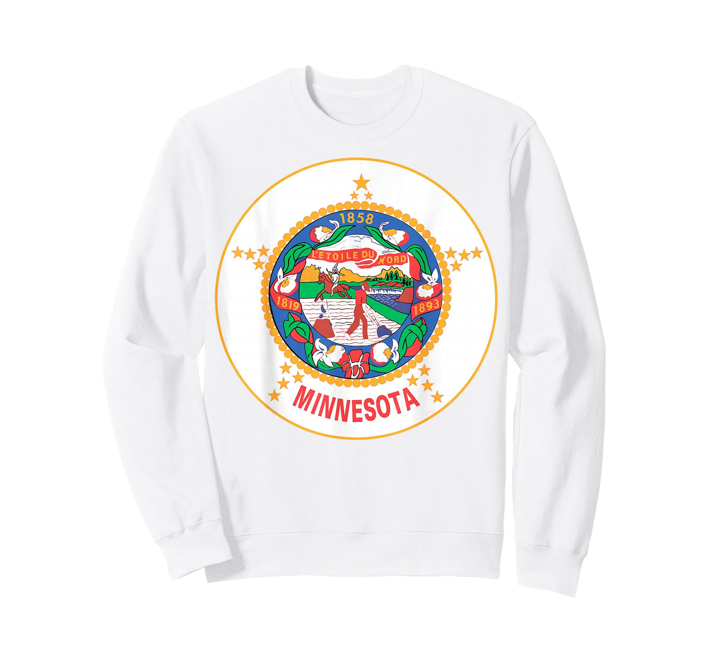 Minnesota MN State Flag USA T Shirt T-Shirt