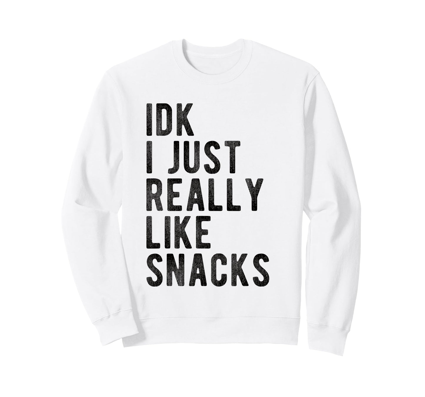 IDK I Just Really Like Snacks Funny Foodie Toddler Kidd T-Shirt