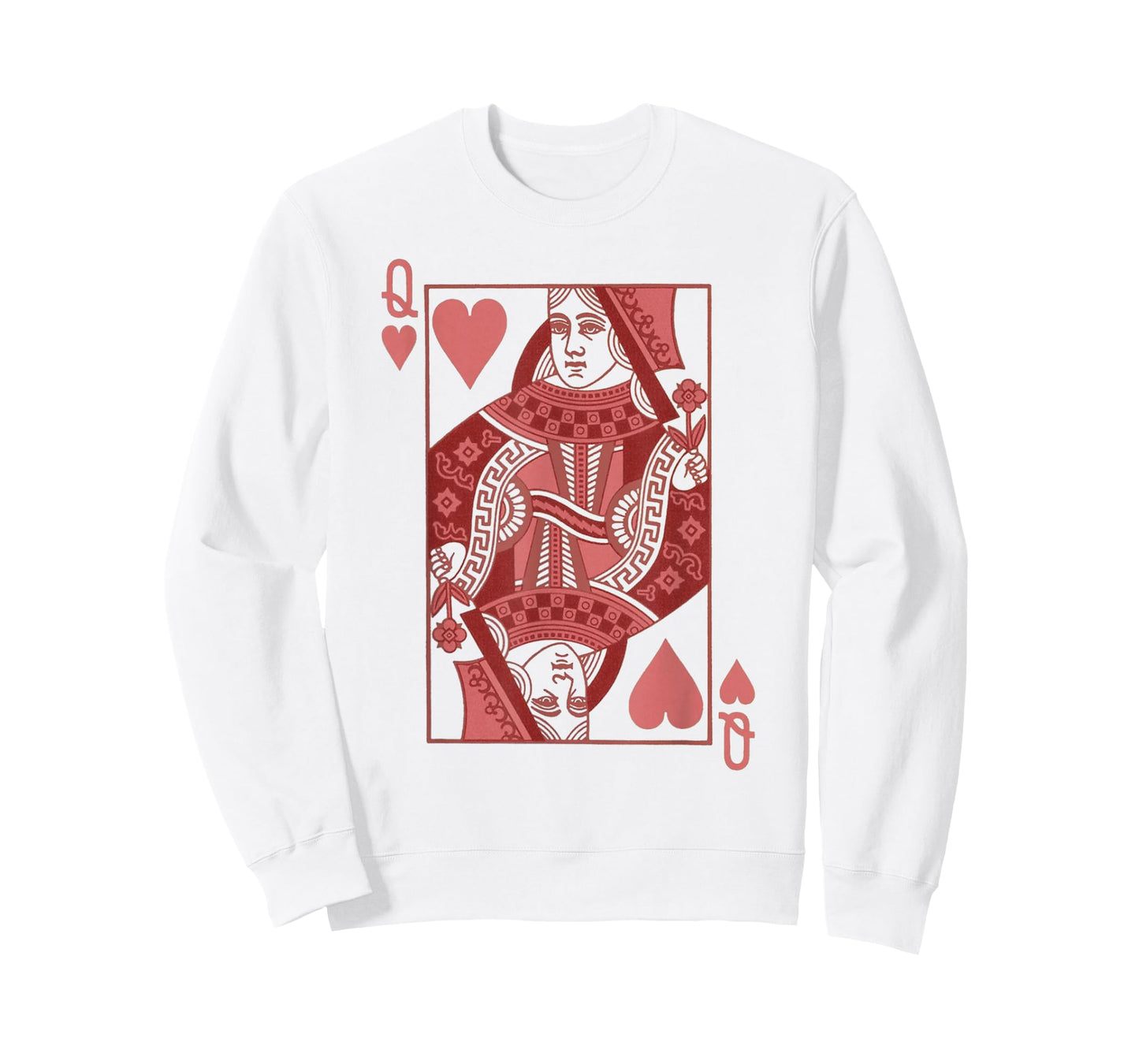 Queen Of Hearts Valentines Day Cool V-Day Couple Matching T-Shirt