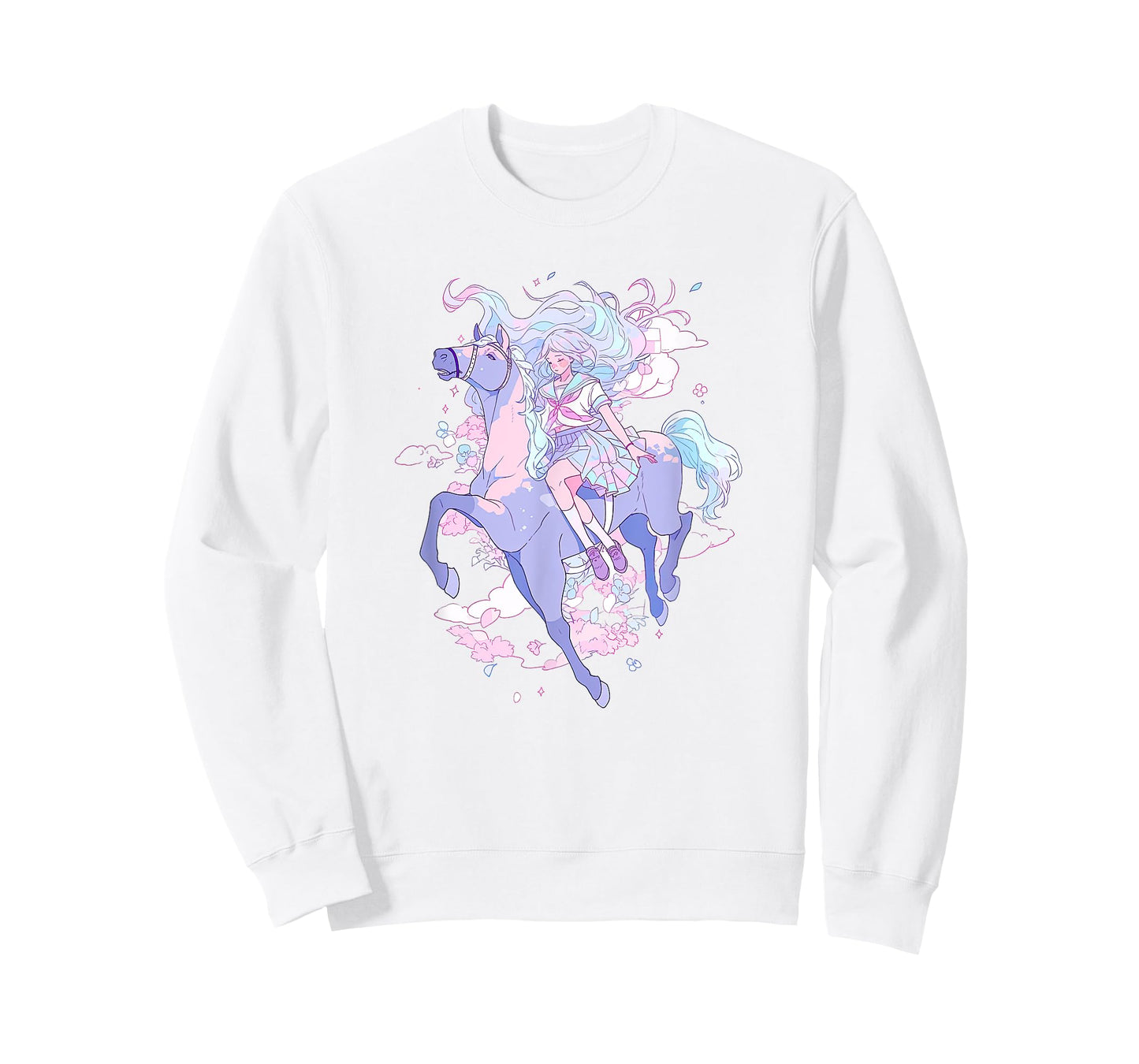 Horse Girl funny Pastel japan Anime Aesthetic japanese T-Shirt
