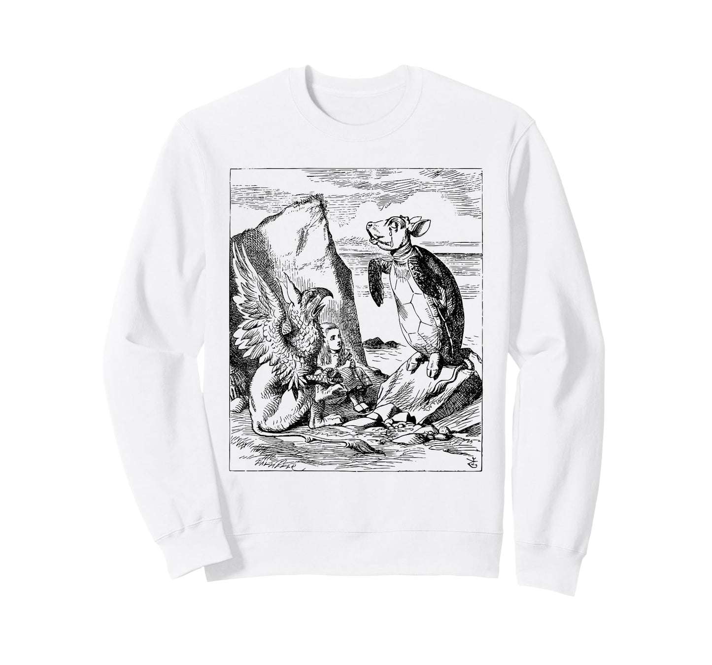 Big Texas Mock Turtle, The Gryphon and Alice T-Shirt T-Shirt