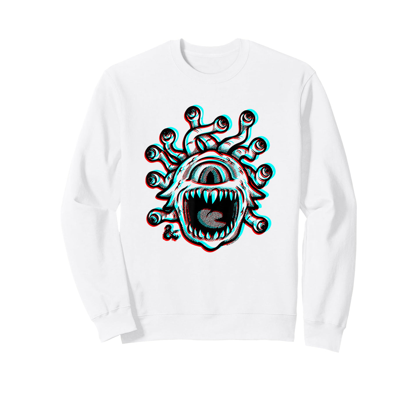 Dungeons & Dragons 50th Anniversary 3D Outline Beholder T-Shirt