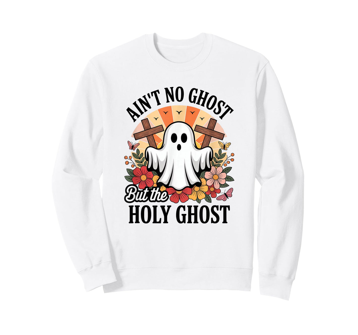 Ain't No Ghost But The Holy Ghost Halloween Cute T-Shirt