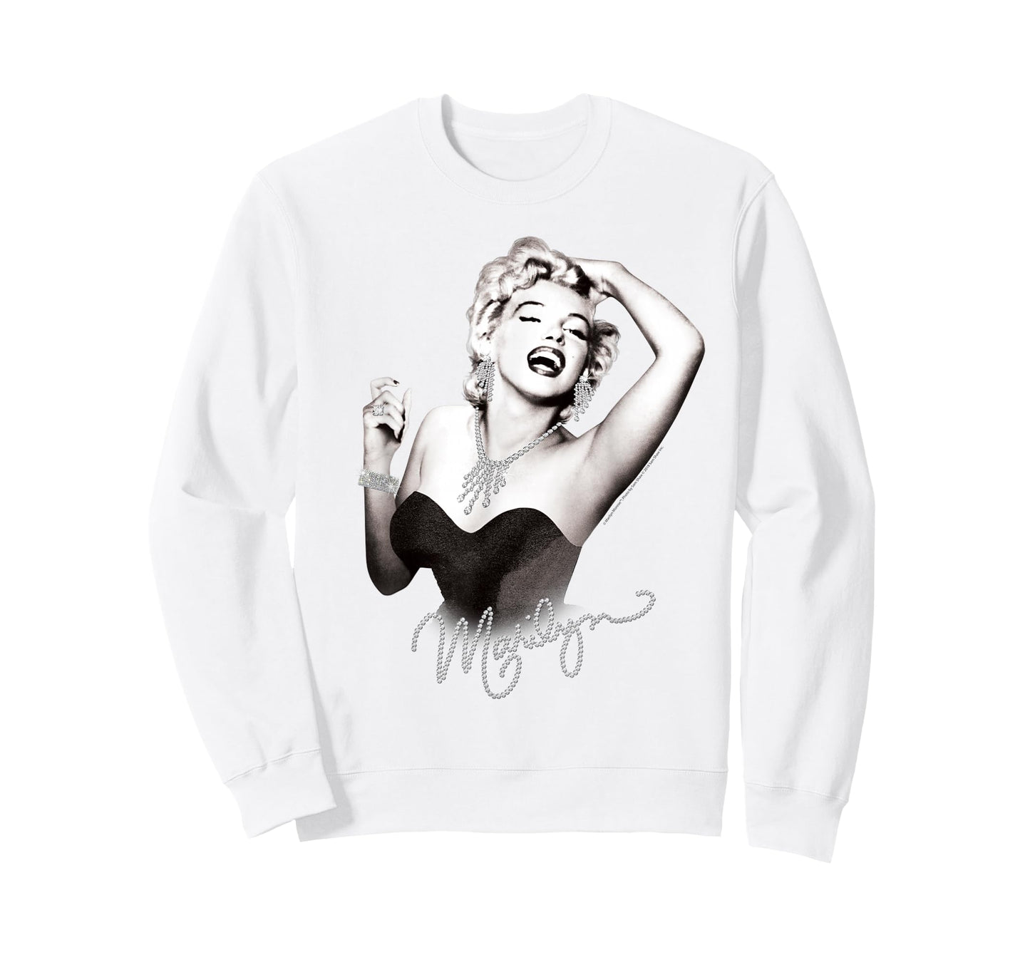 Marilyn Monroe Black and White Glam T-Shirt