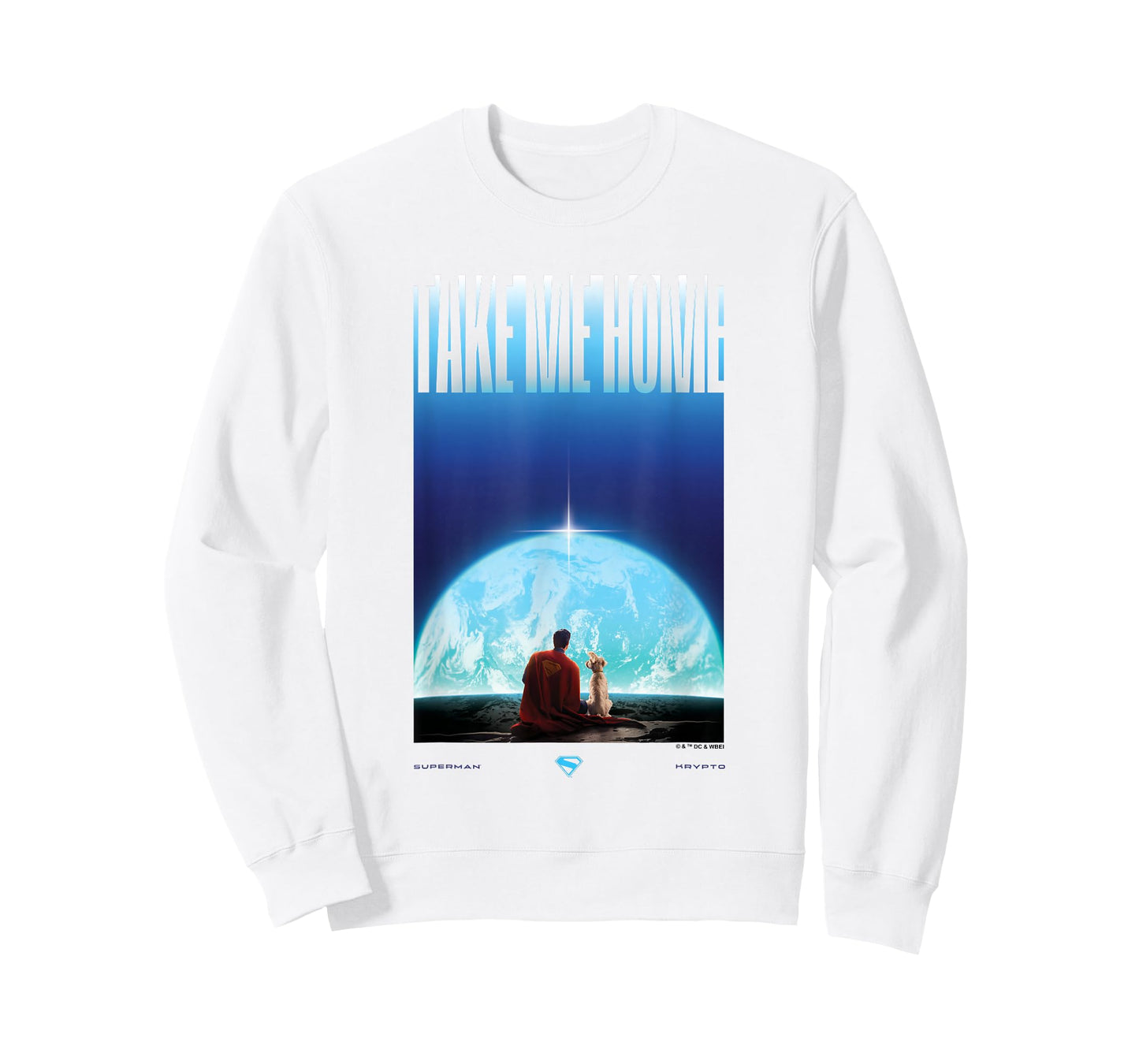 Superman (2025 Movie) Superman Krypto Earth Vertical T-Shirt