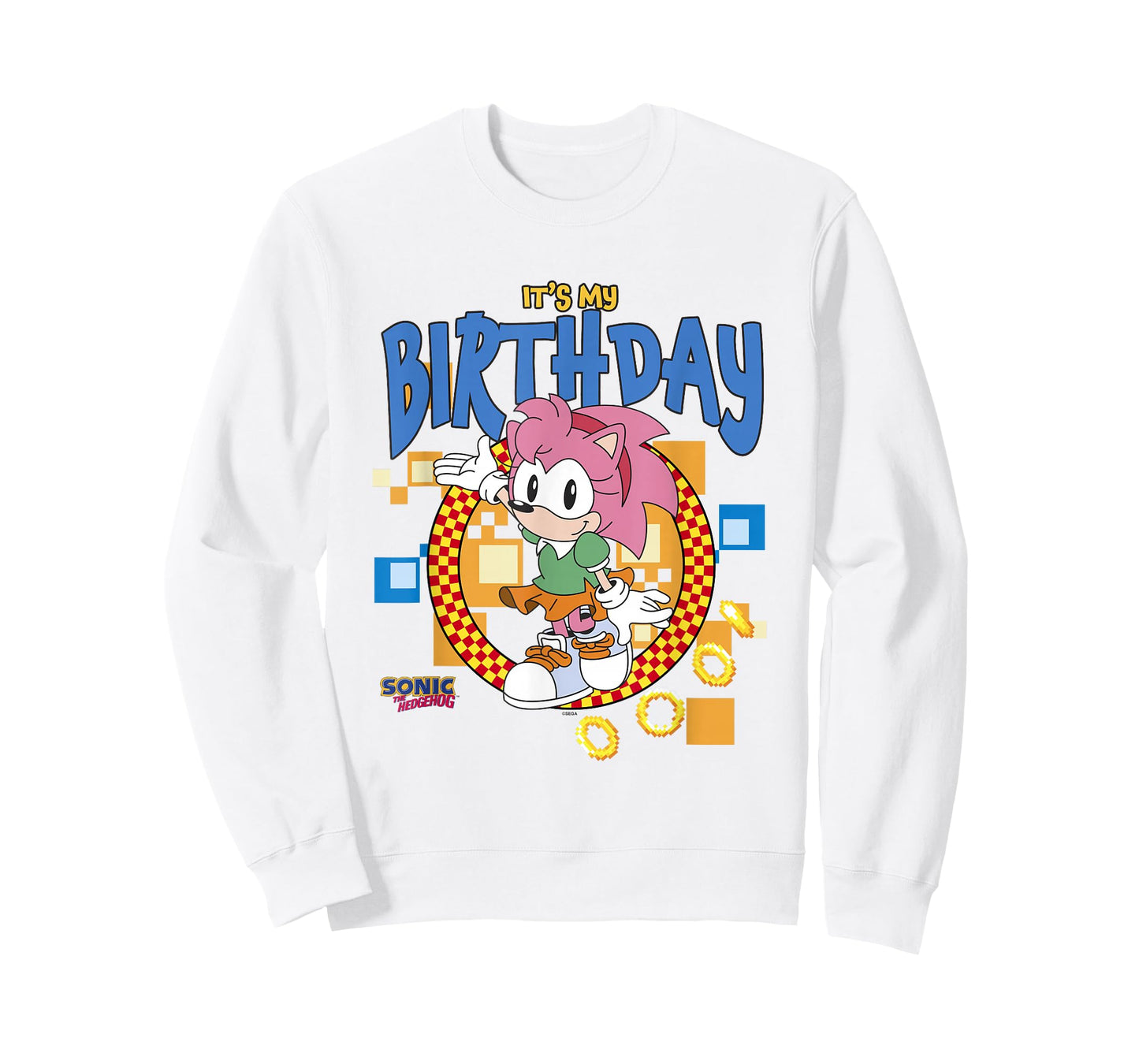 Sonic The Hedgehog Birthday It's My B-Day Amy Rose T-Shirt