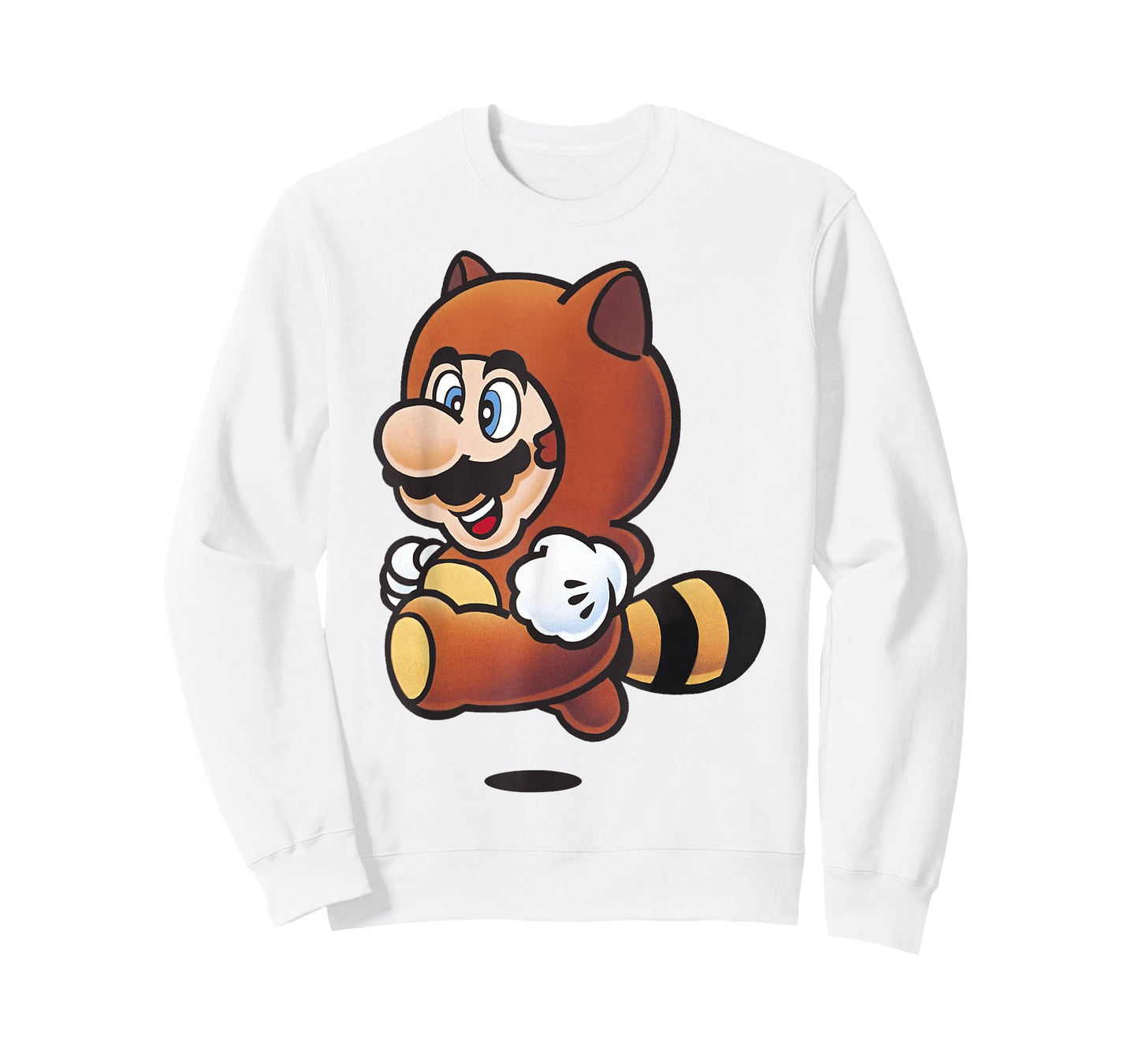 Nintendo Super Mario Tanooki Suit Jump Graphic T-Shirt T-Shirt