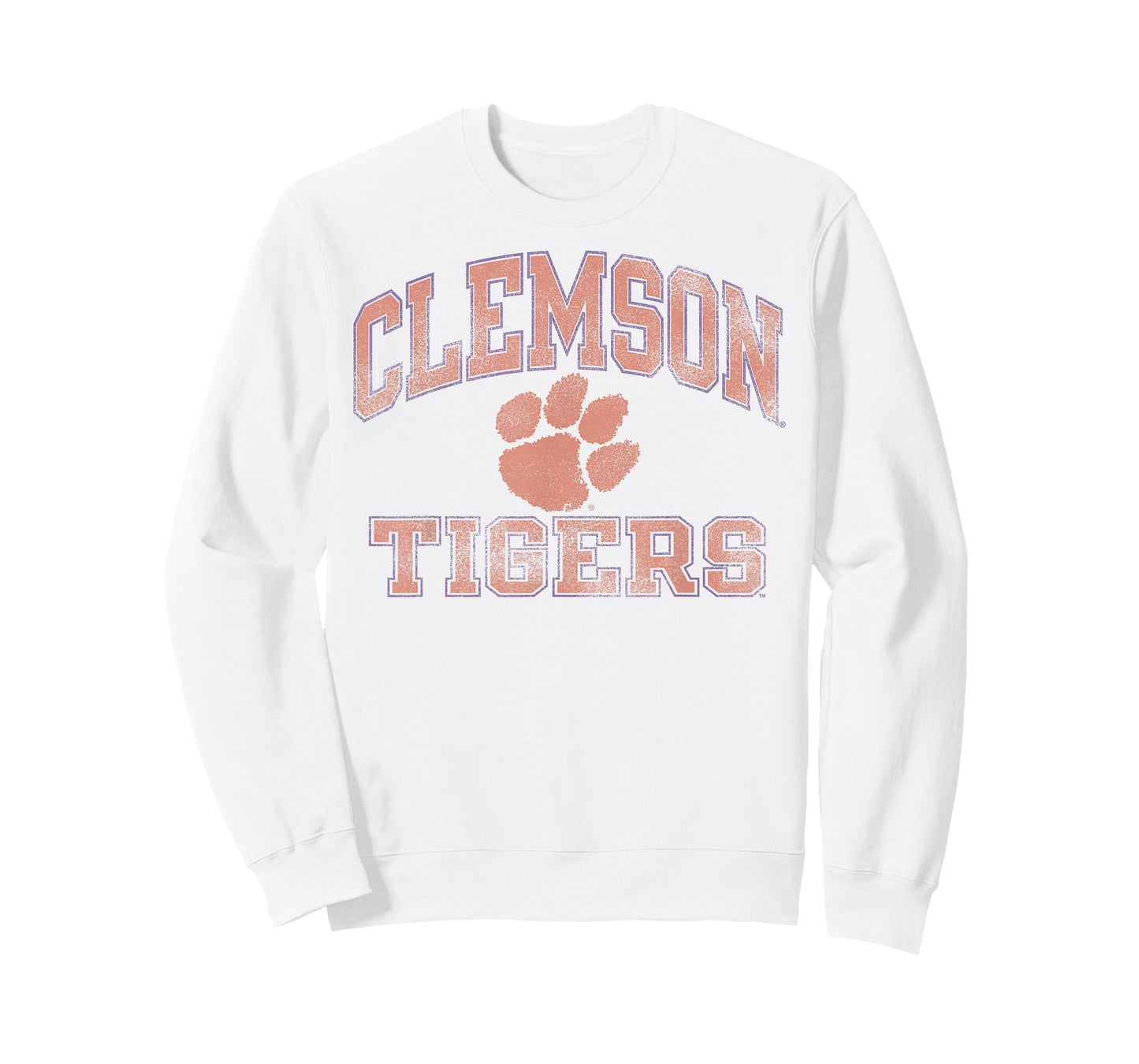 Clemson Tigers Vintage Worn Gray Officially Licensed T-Shirt