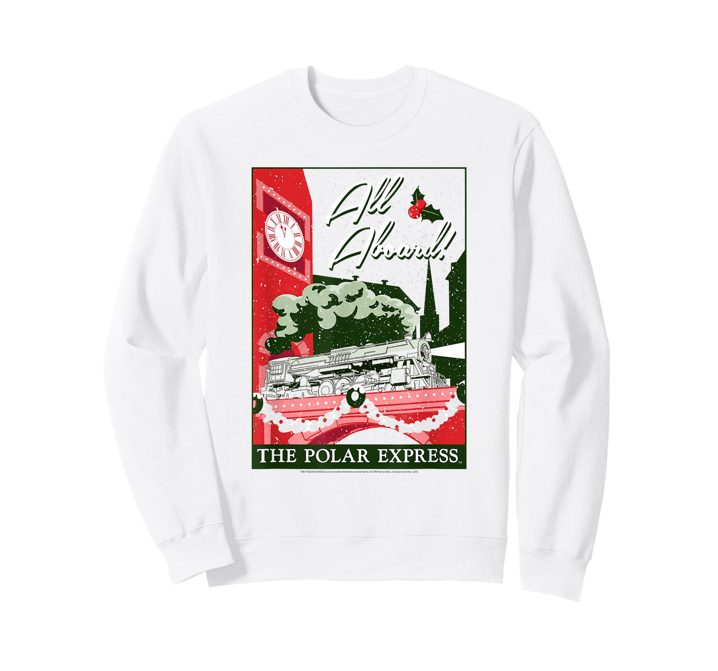 Polar Express Vintage Postcard Retro Christmas Holiday T-Shirt