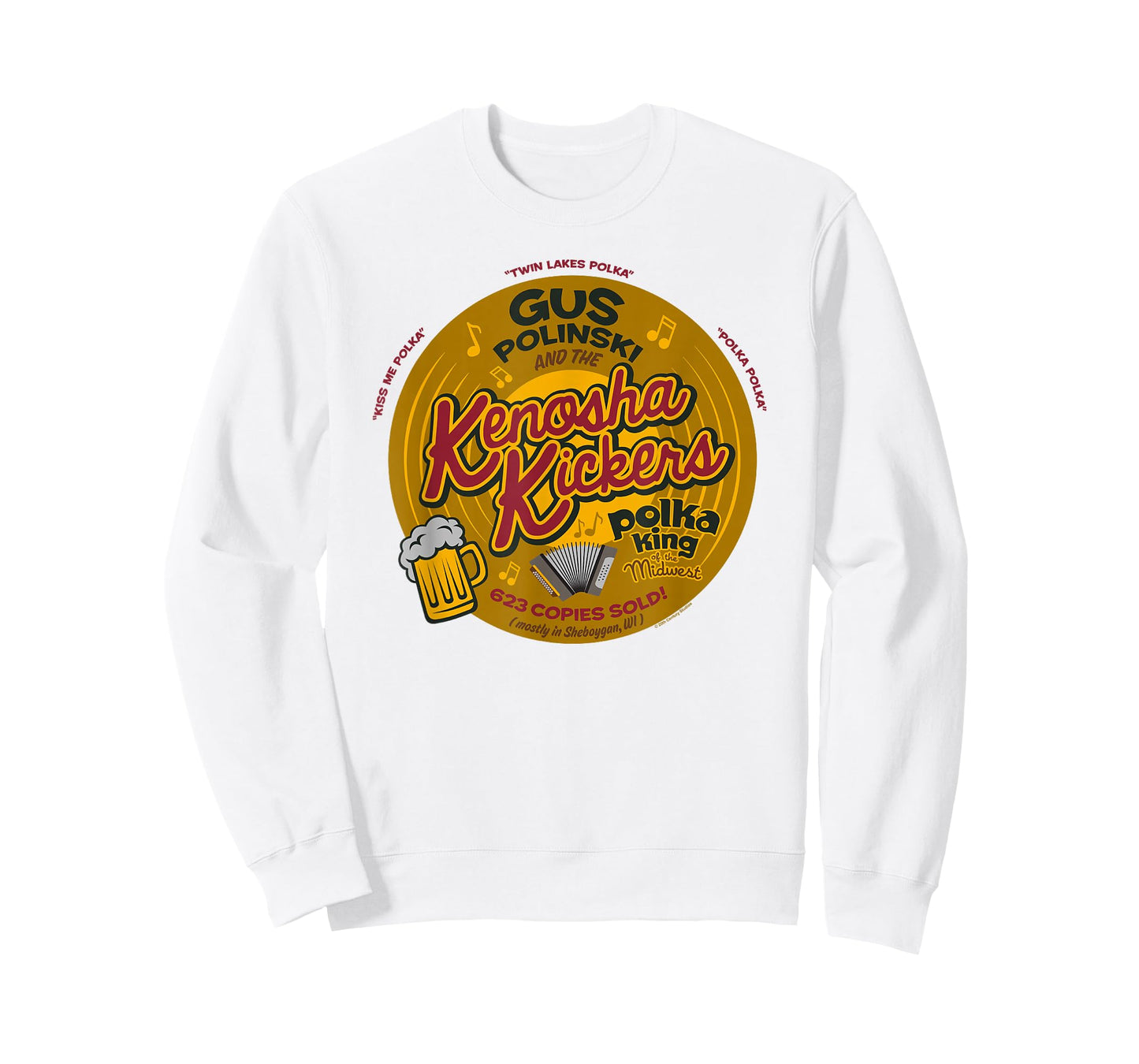 Home Alone Christmas Gus Polinski Kenosha Kickers Polka King T-Shirt