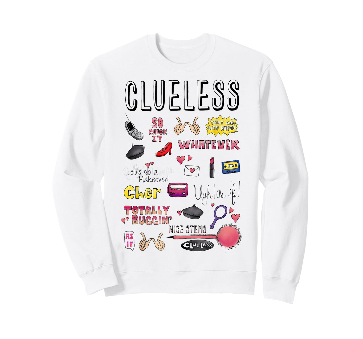 Clueless Icon Doodles T-Shirt