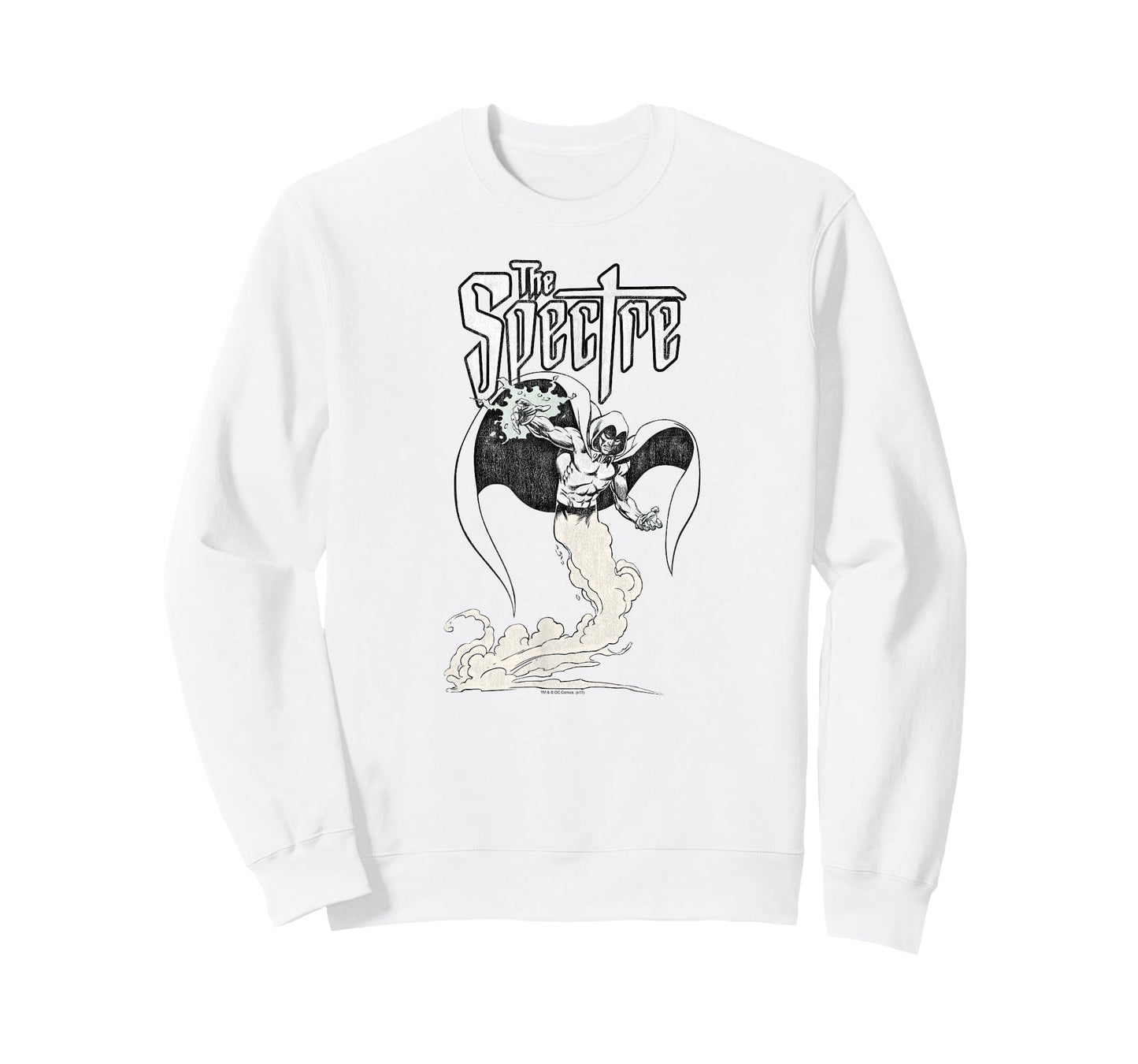 DC Comics Justice League The Spectre Unisex-Adults Green Crew Neck Short Sleeve Classic Fit T-Shirt, Small