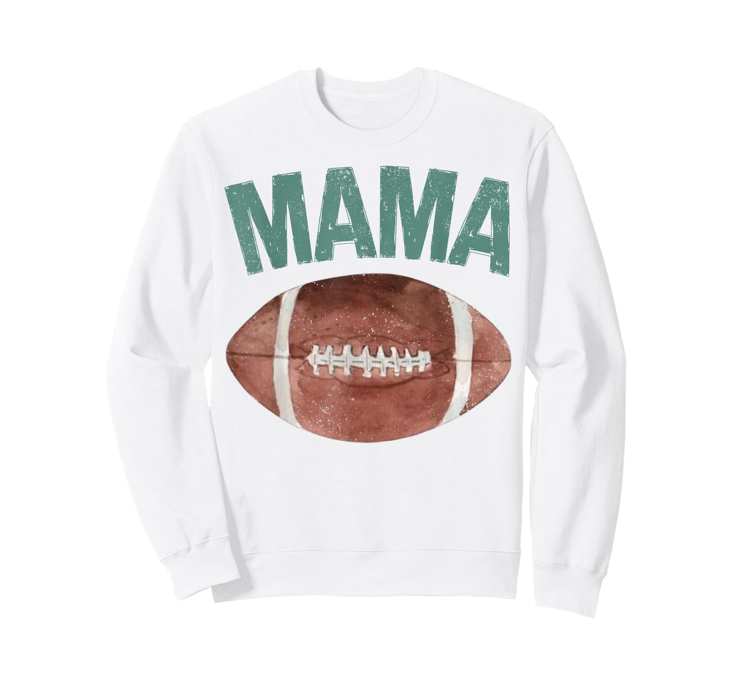 Mama of The 1 Year Old Football 1st Year Down Birthday Party T-Shirt