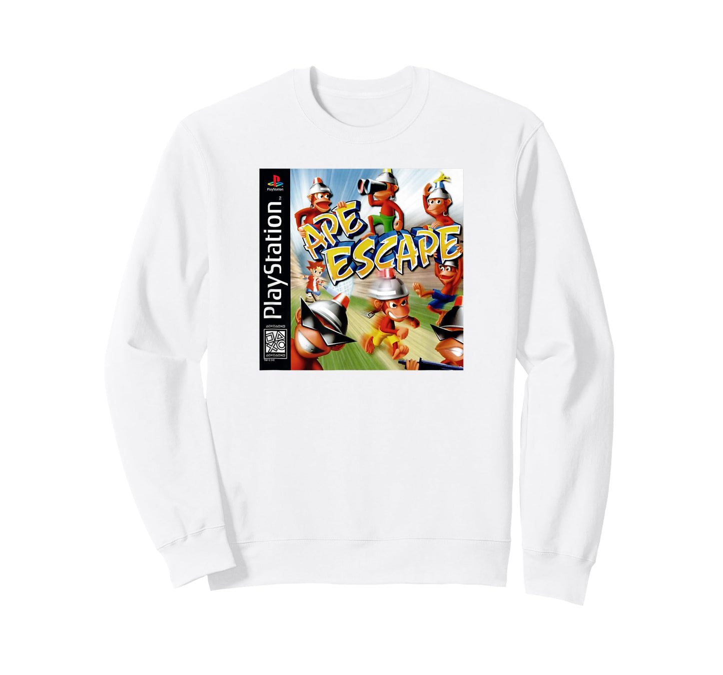 PlayStation Ape Escape PS1 Video Game Cover Art T-Shirt