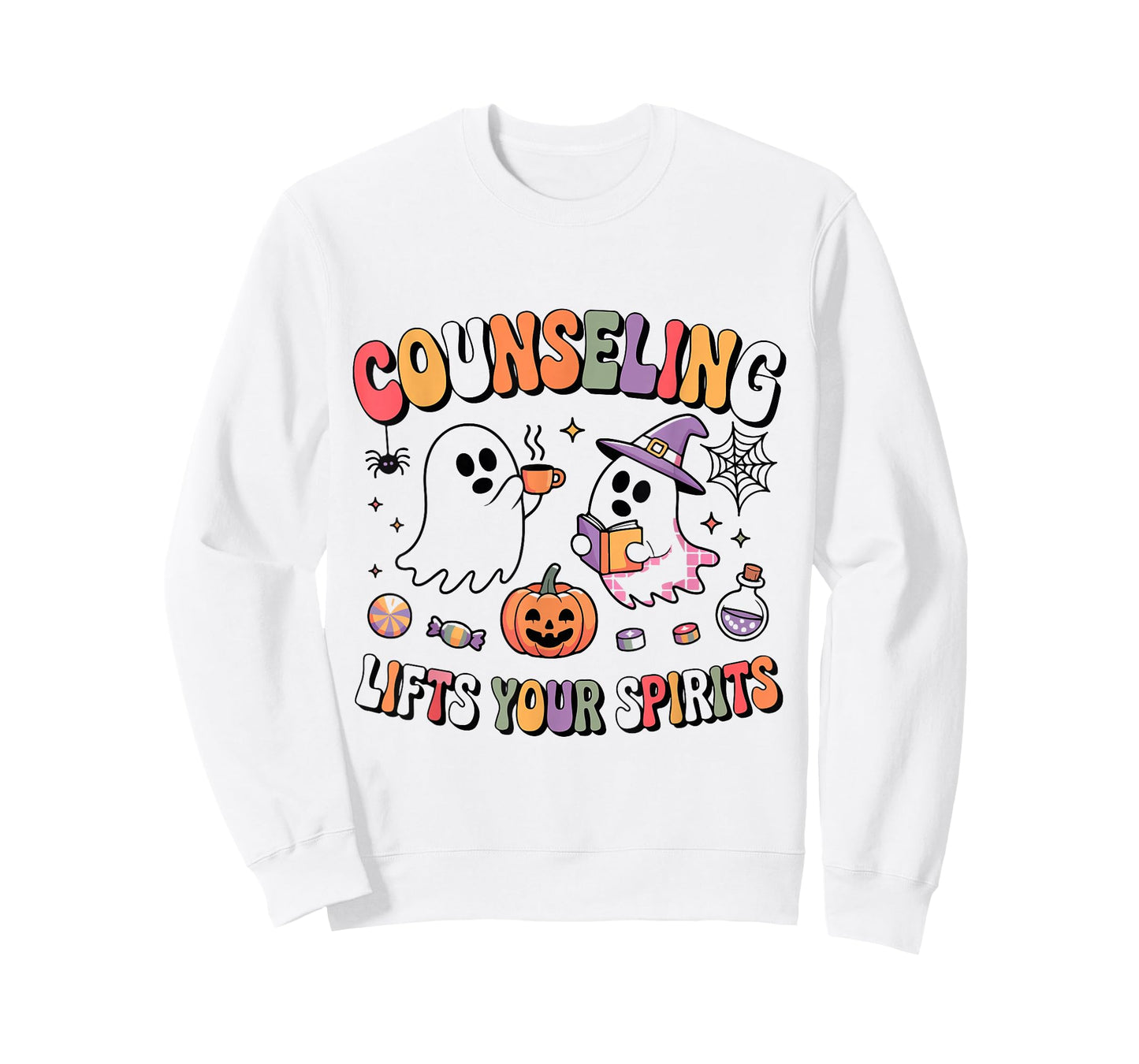 Counseling Lifts Your Spirits School Counsel Halloween T-Shirt