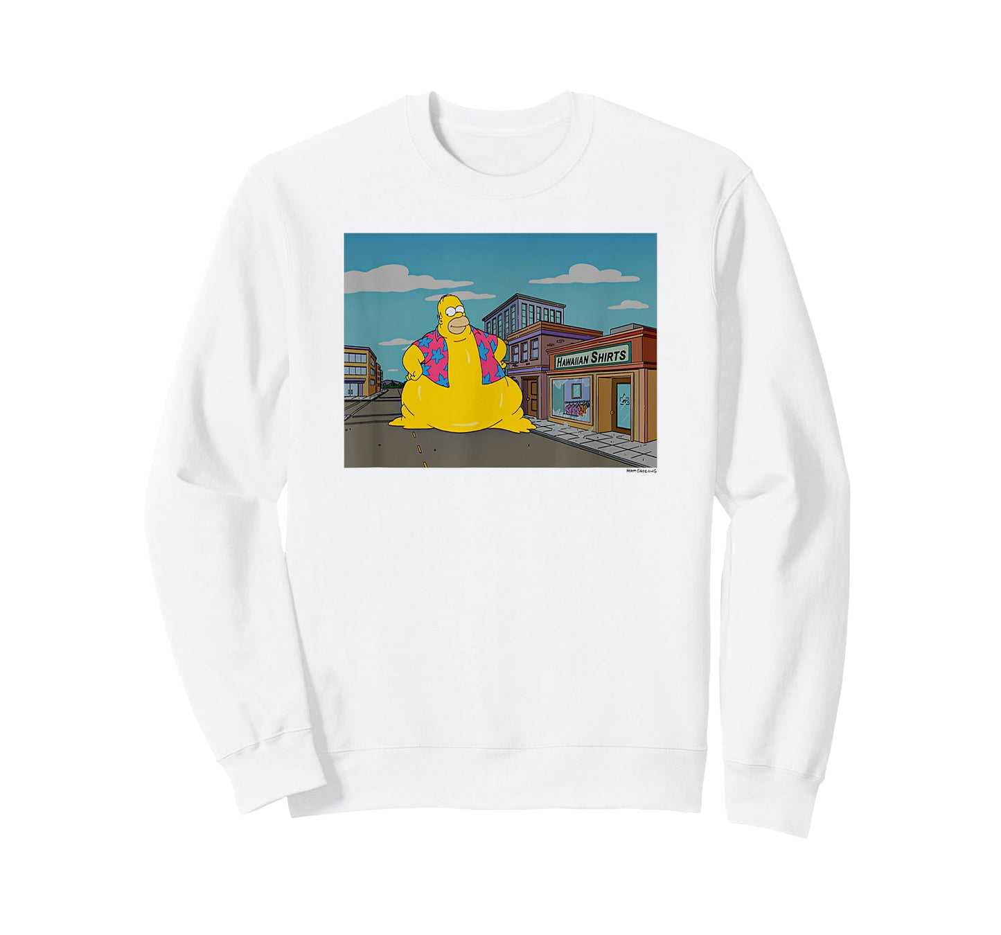 The Simpsons Treehouse Of Horror Hawaiian Monster Homer T-Shirt