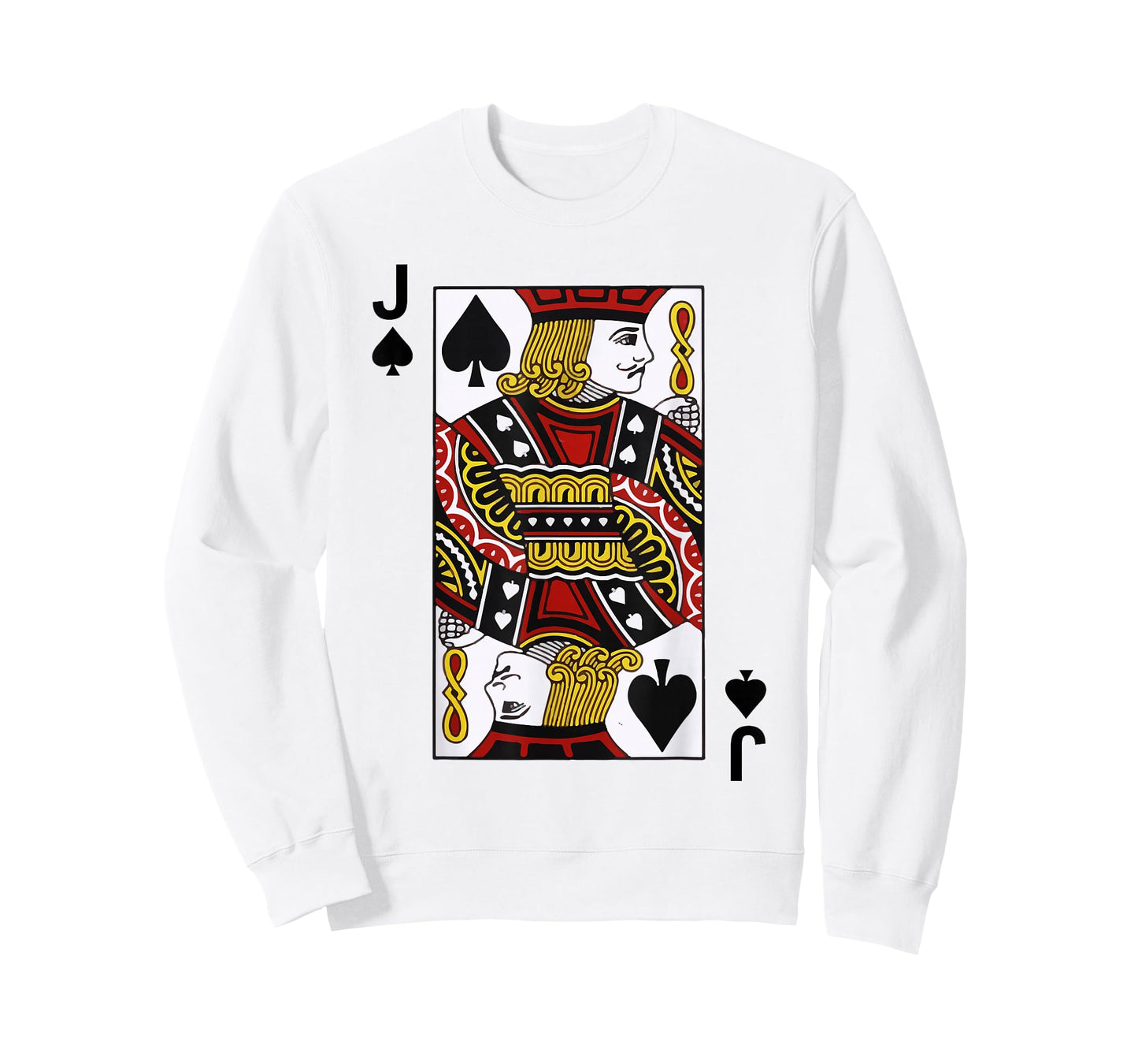 Jack of Spades J Blackjack Playing Cards Tshirt